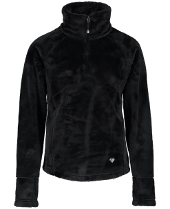 Obermeyer Furry Fleece Top - Black