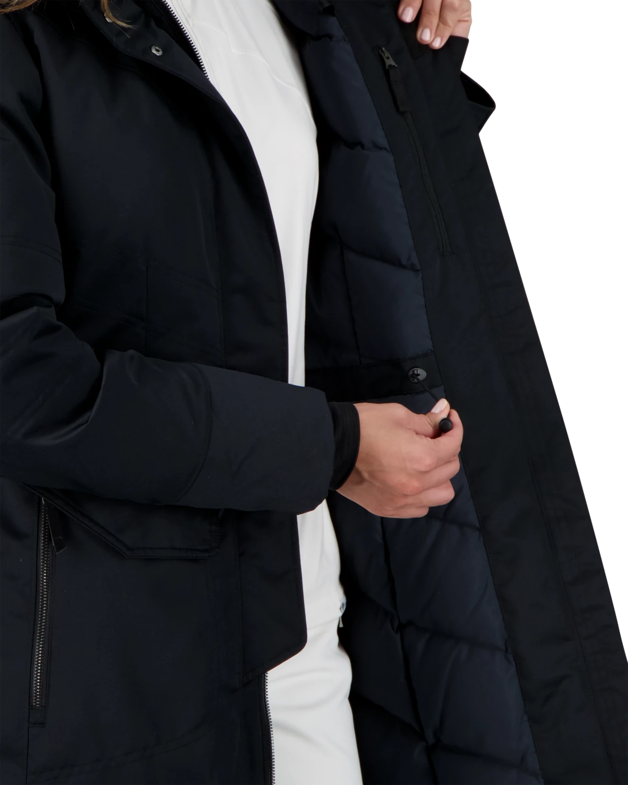 Obermeyer Sojourner Down Jacket - Black 8 Obermeyer Sojourner Down Jacket - Black - Image 6