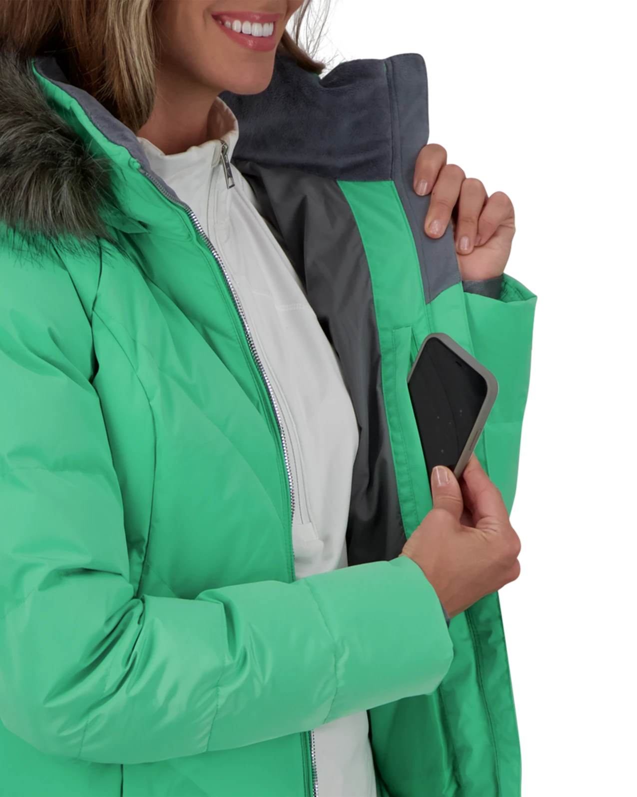 Obermeyer Bombshell Jacket - Jasmint 6 Obermeyer Bombshell Jacket - Jasmint - Image 4