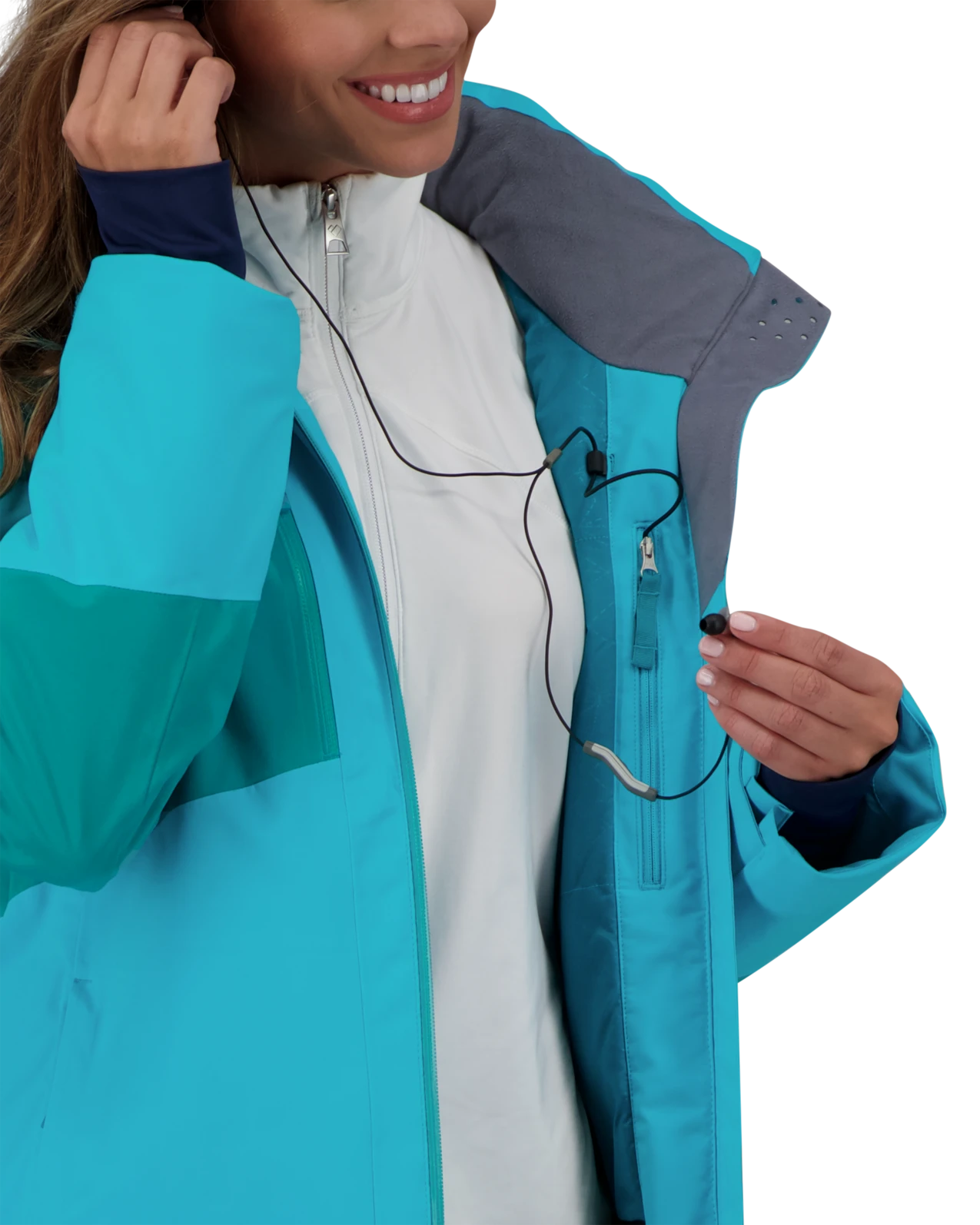 Obermeyer Cecilia Jacket - Aegean Blue 8 Obermeyer Cecilia Jacket - Aegean Blue - Image 6