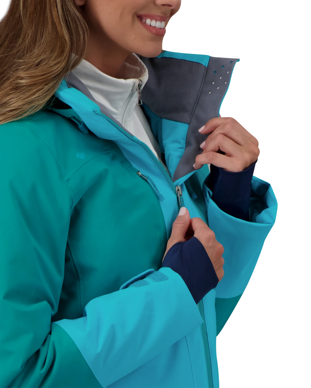 Obermeyer Cecilia Jacket - Aegean Blue 10 Obermeyer Cecilia Jacket - Aegean Blue - Image 8