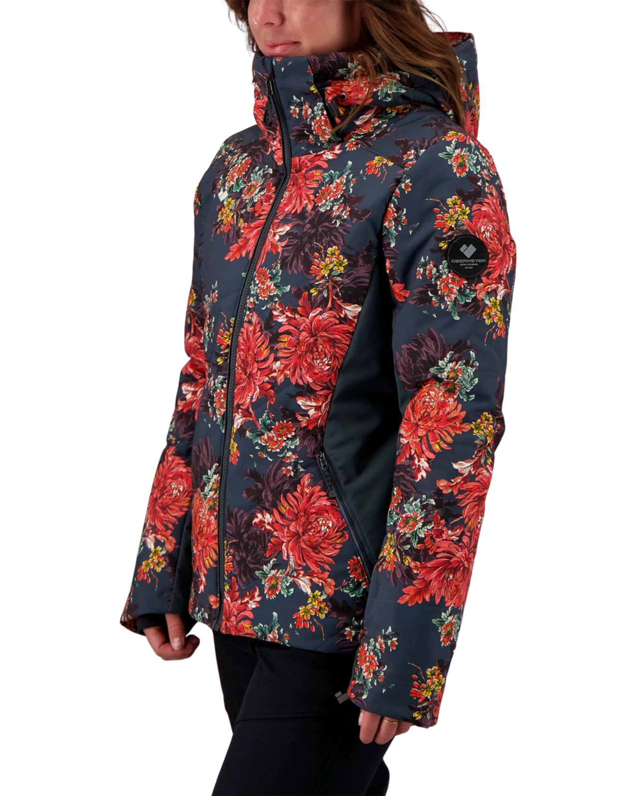 Obermeyer Lorena Jacket - Sunset Floral 5 Obermeyer Lorena Jacket - Sunset Floral - Image 3