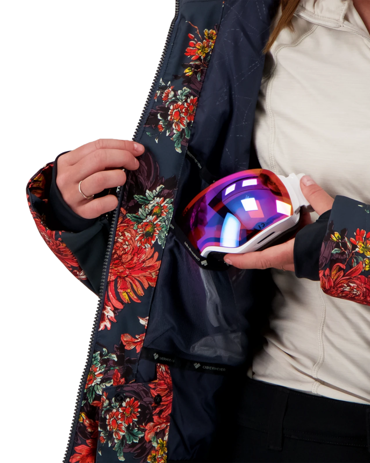 Obermeyer Lorena Jacket - Sunset Floral 10 Obermeyer Lorena Jacket - Sunset Floral - Image 8