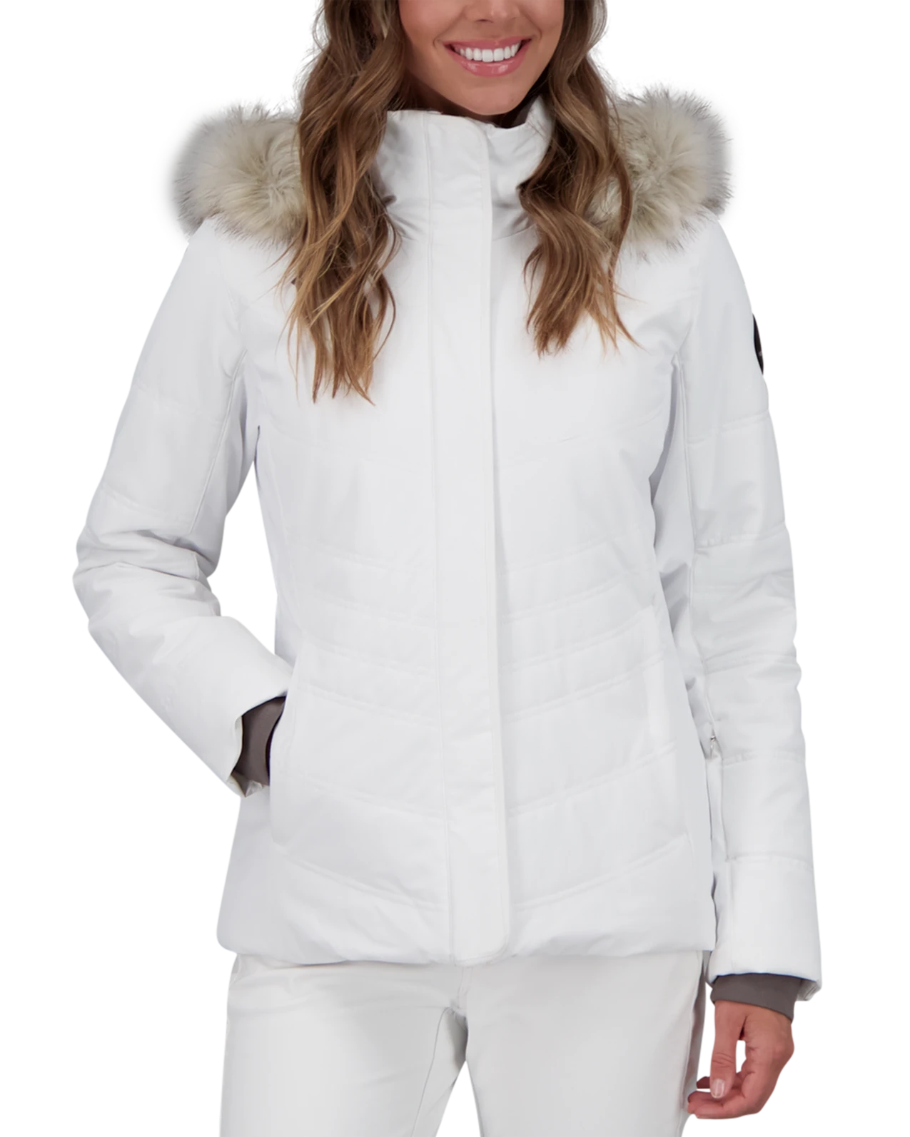 Obermeyer Tuscany Elite Jacket - White 3 Obermeyer Tuscany Elite Jacket - White
