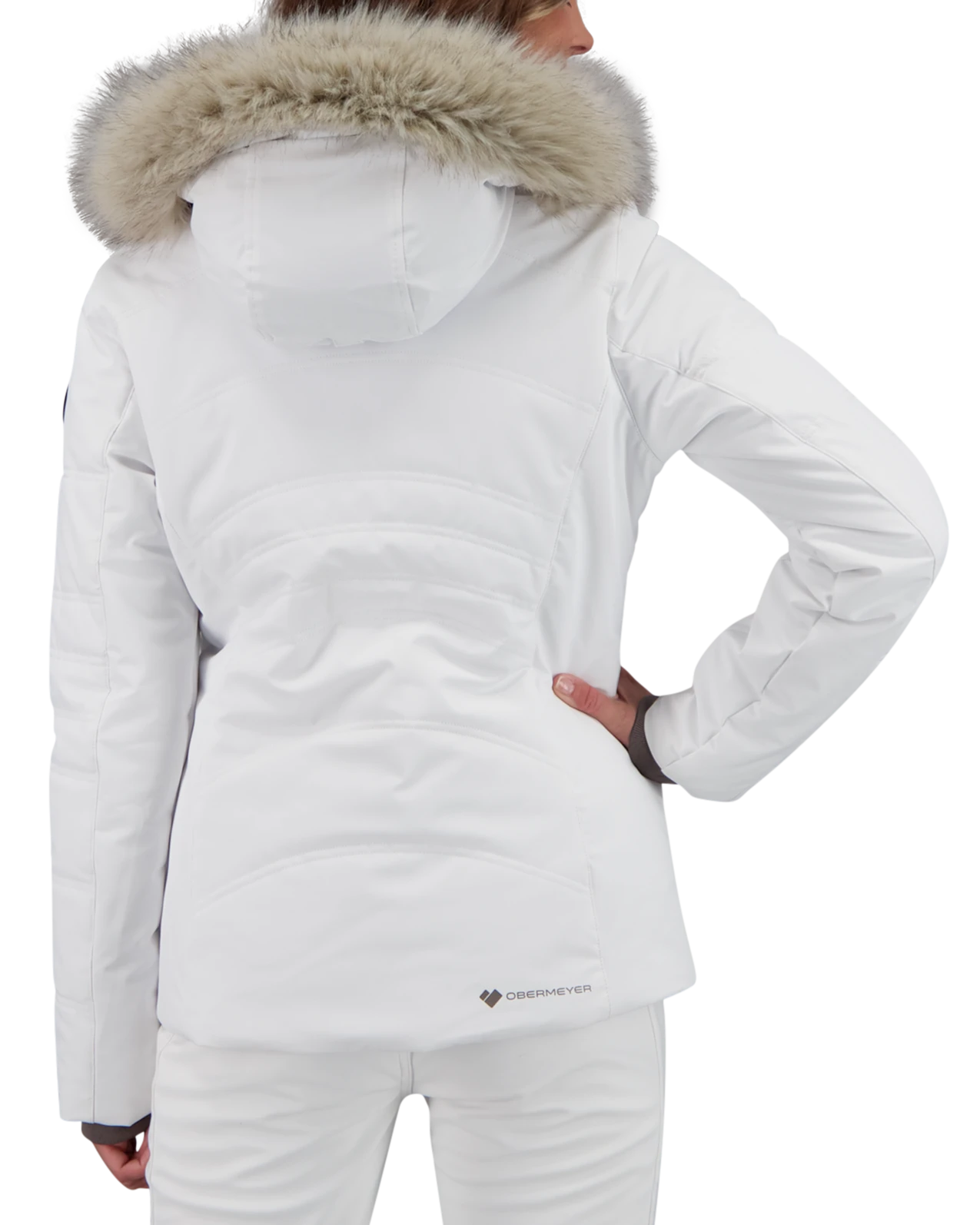 Obermeyer Tuscany Elite Jacket - White 5 Obermeyer Tuscany Elite Jacket - White - Image 3