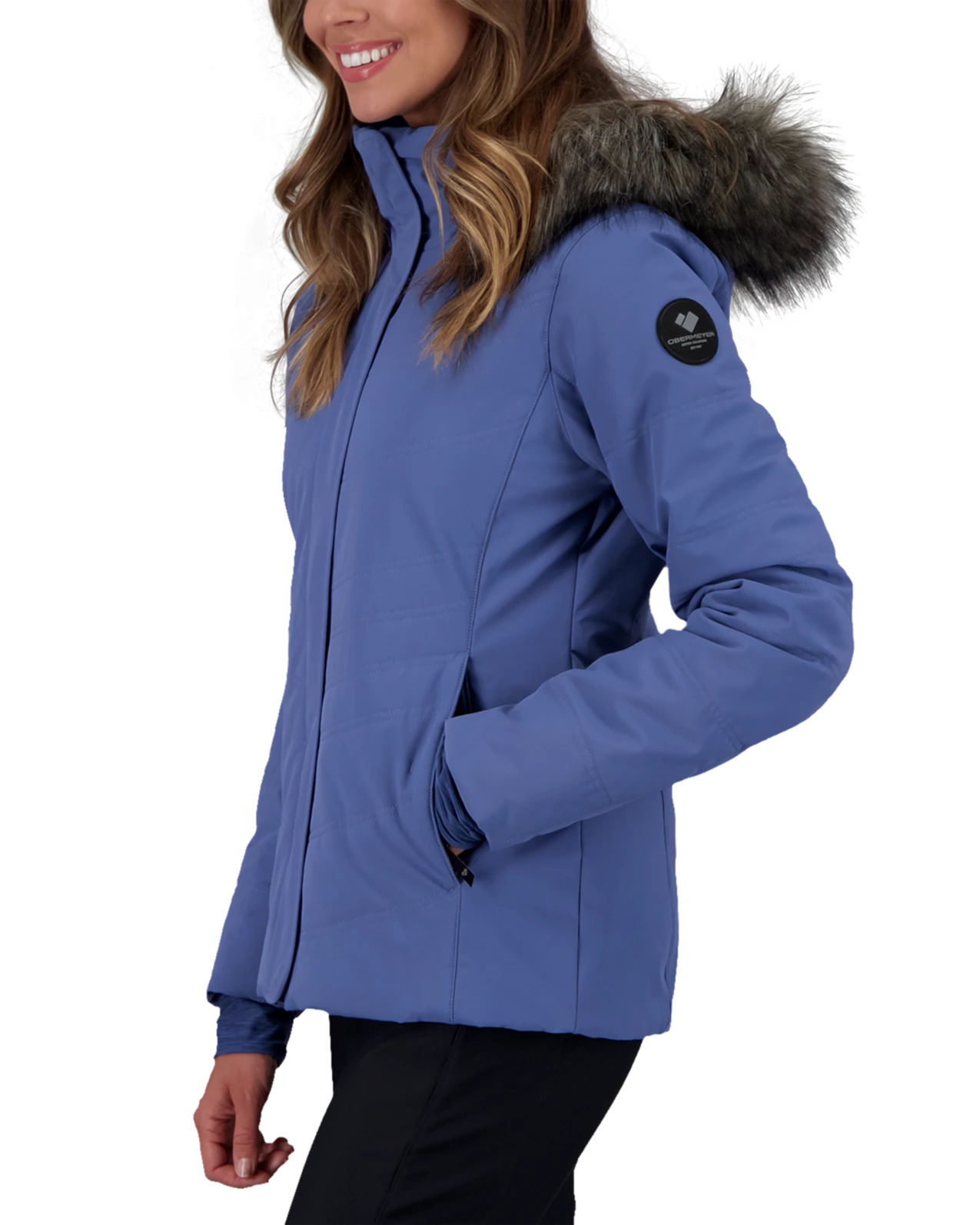Obermeyer Tuscany Elite Jacket - Blue Ash 6 Obermeyer Tuscany Elite Jacket - Blue Ash - Image 4