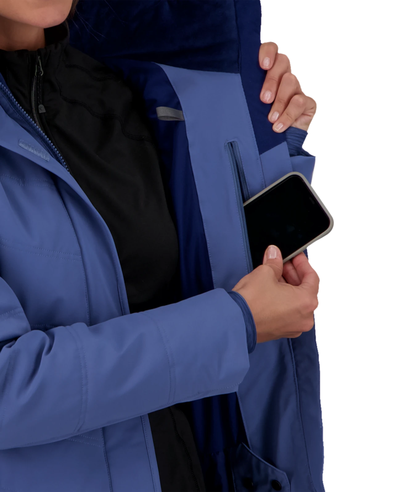 Obermeyer Tuscany Elite Jacket - Blue Ash 8 Obermeyer Tuscany Elite Jacket - Blue Ash - Image 6