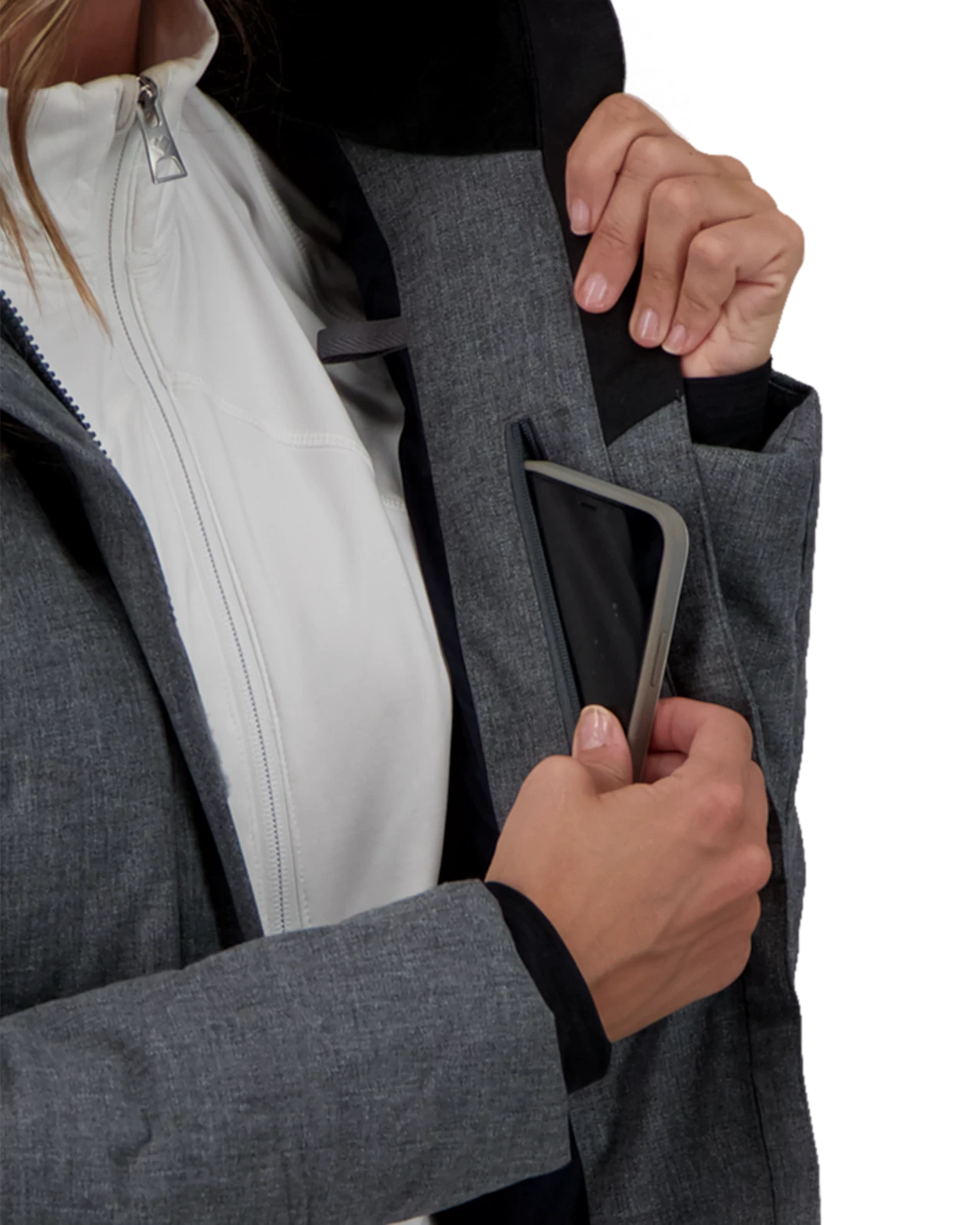 Obermeyer Tuscany II Jacket - Charcoal 7 Obermeyer Tuscany II Jacket - Charcoal - Image 5