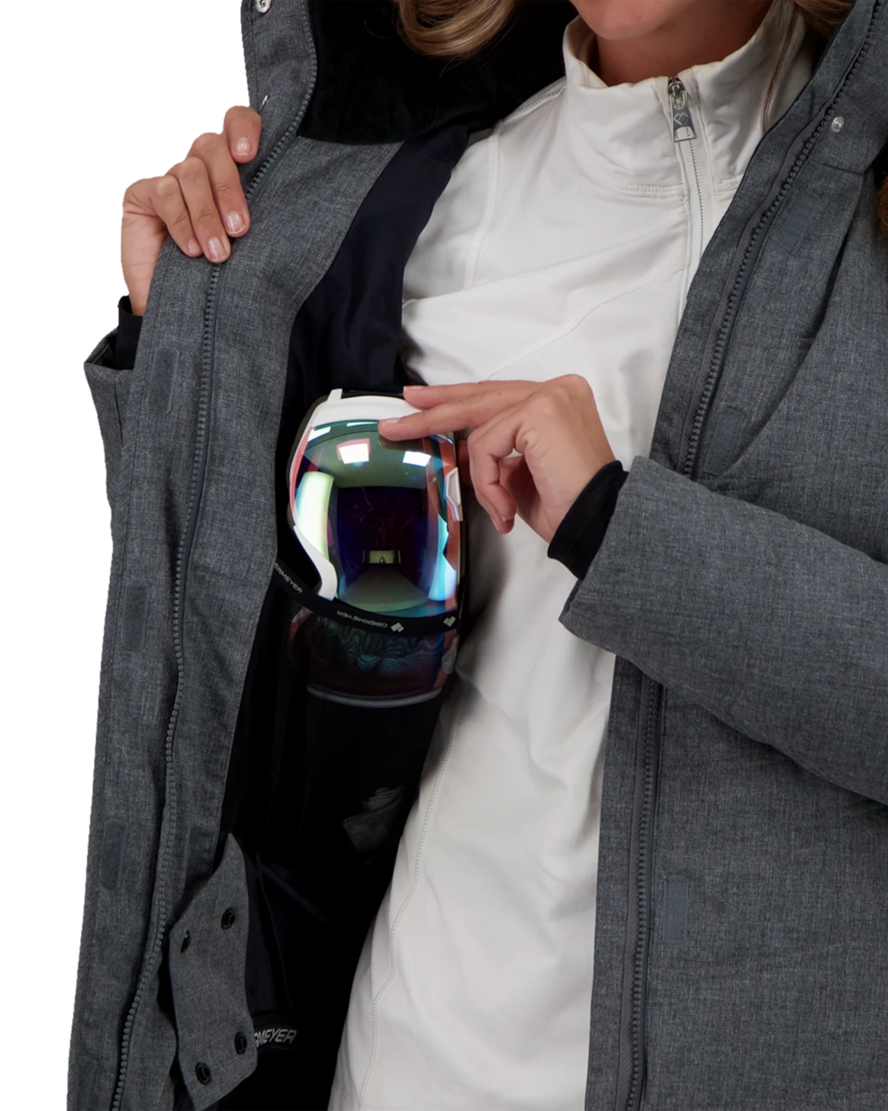 Obermeyer Tuscany II Jacket - Charcoal 9 Obermeyer Tuscany II Jacket - Charcoal - Image 7