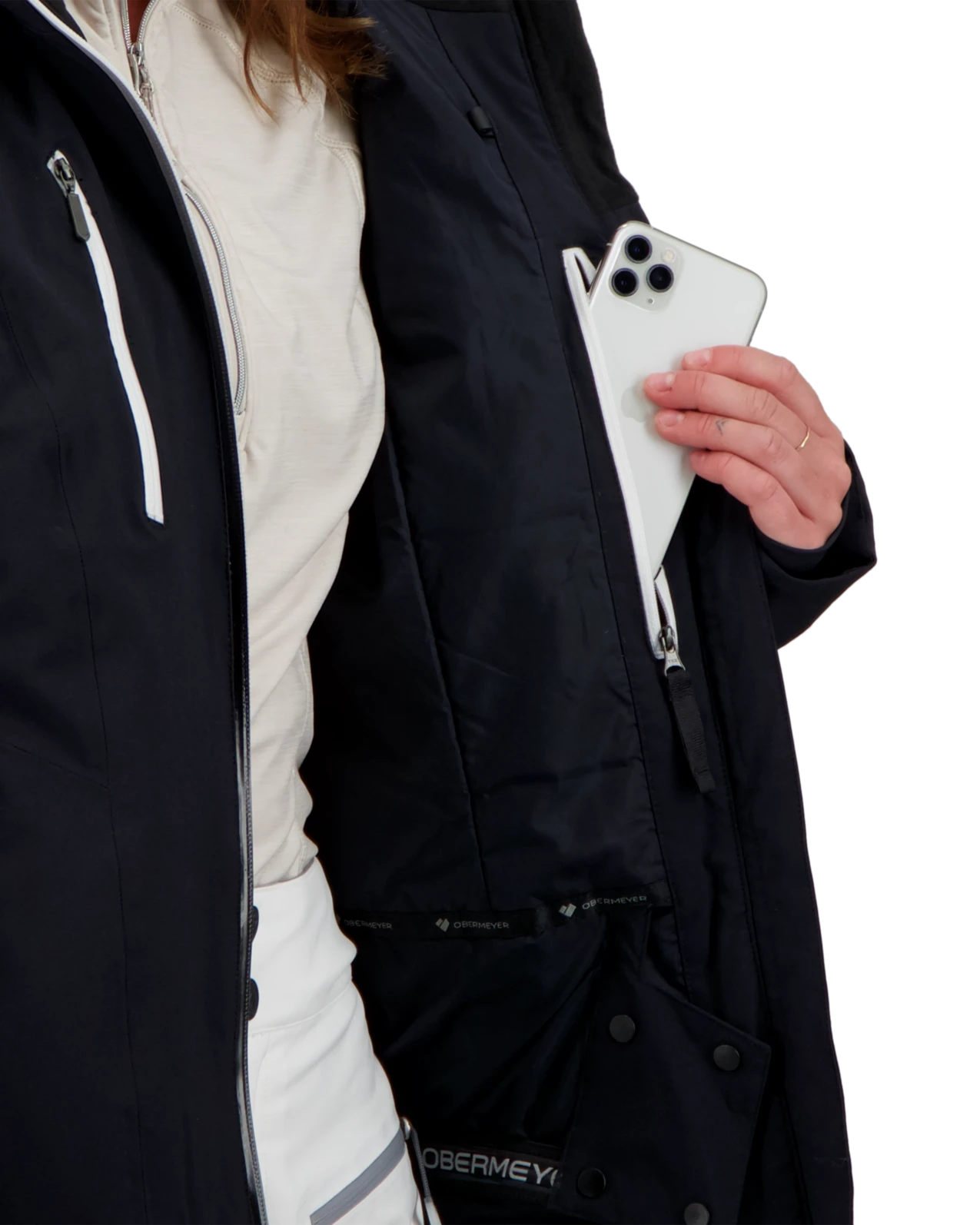 Obermeyer Nova Jacket - Black 9 Obermeyer Nova Jacket - Black - Image 7