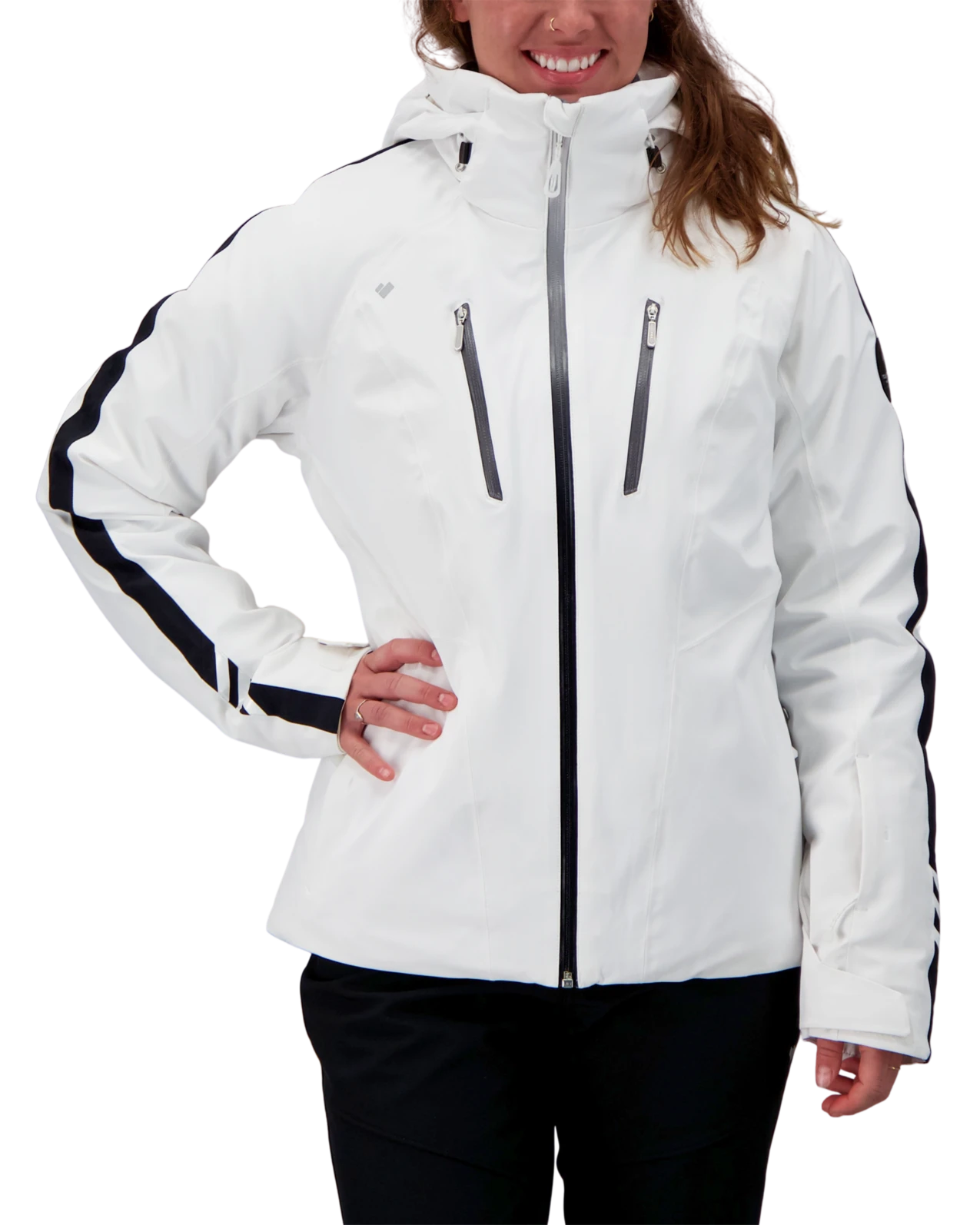 Obermeyer Nova Jacket - White 3 Obermeyer Nova Jacket - White
