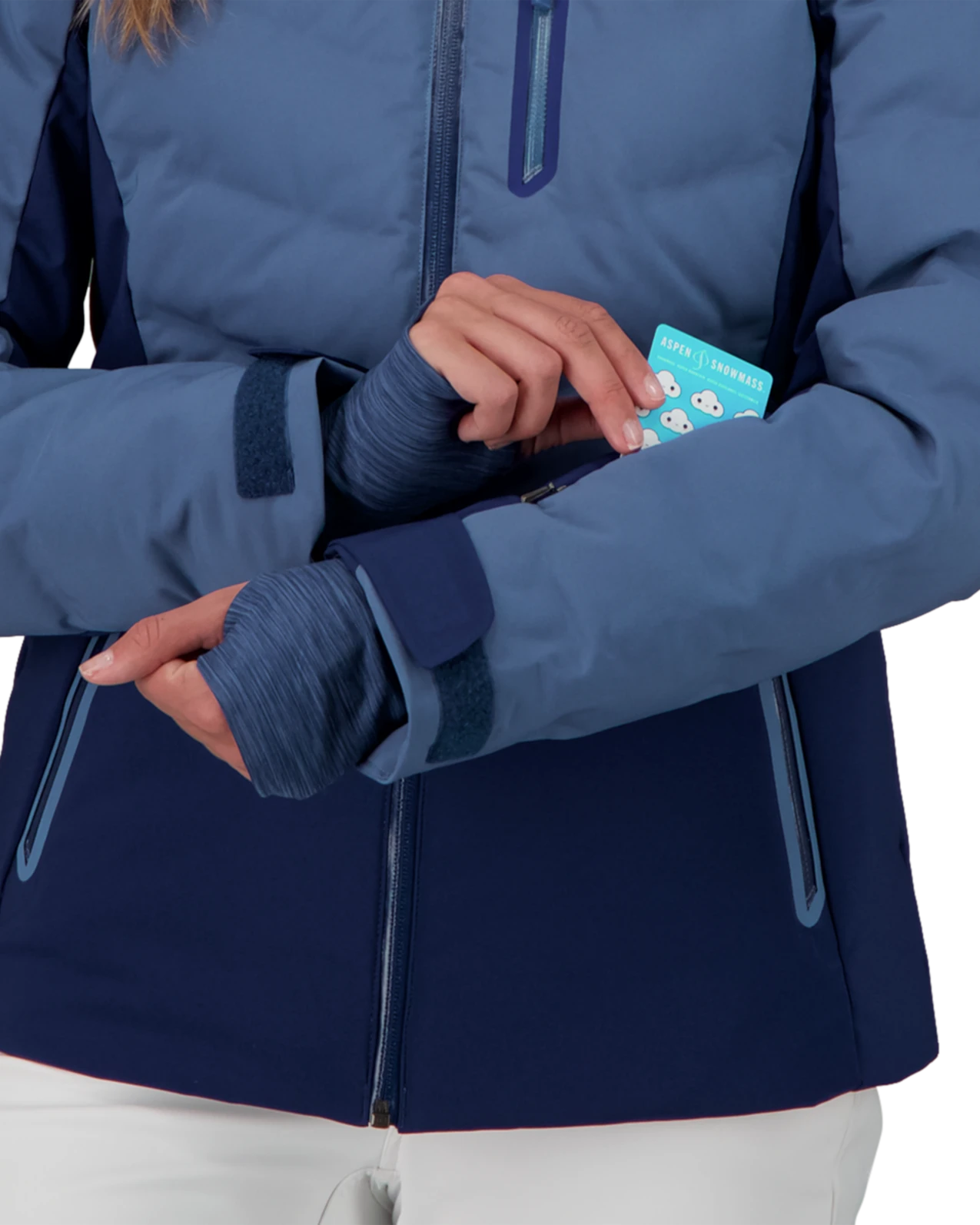 Obermeyer Cosima Down Jacket - Blue Ash 7 Obermeyer Cosima Down Jacket - Blue Ash - Image 5