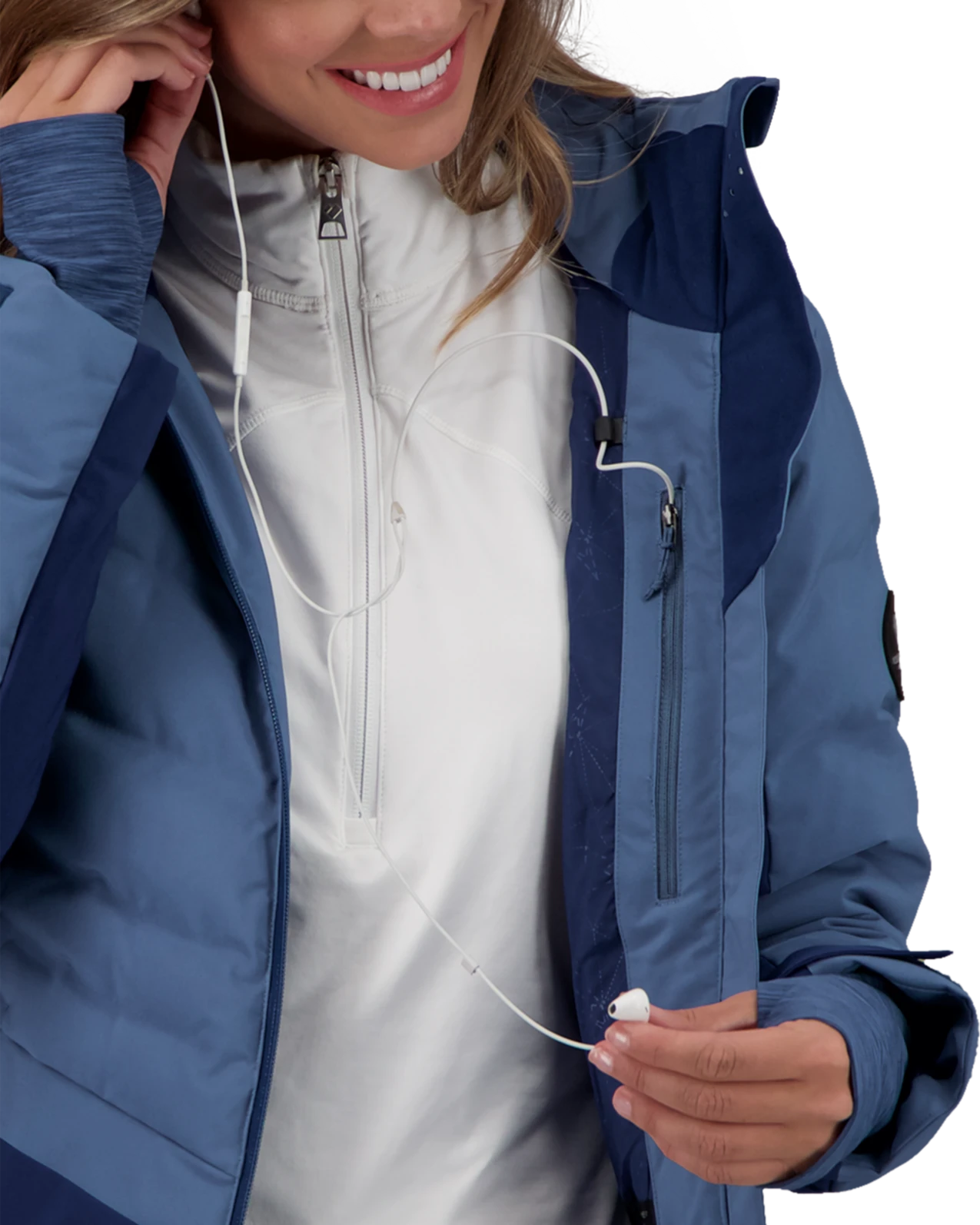 Obermeyer Cosima Down Jacket - Blue Ash 9 Obermeyer Cosima Down Jacket - Blue Ash - Image 7