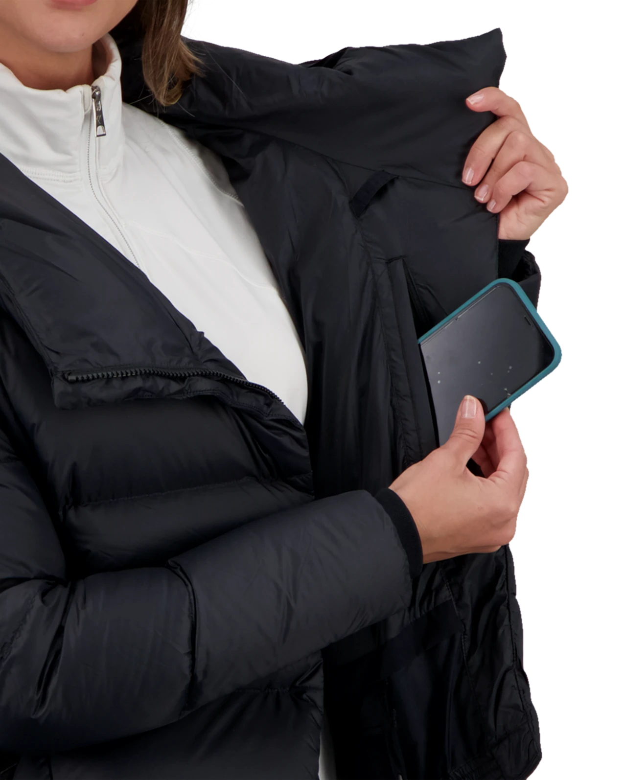 Obermeyer Calypso Down Jacket - Black 7 Obermeyer Calypso Down Jacket - Black - Image 5