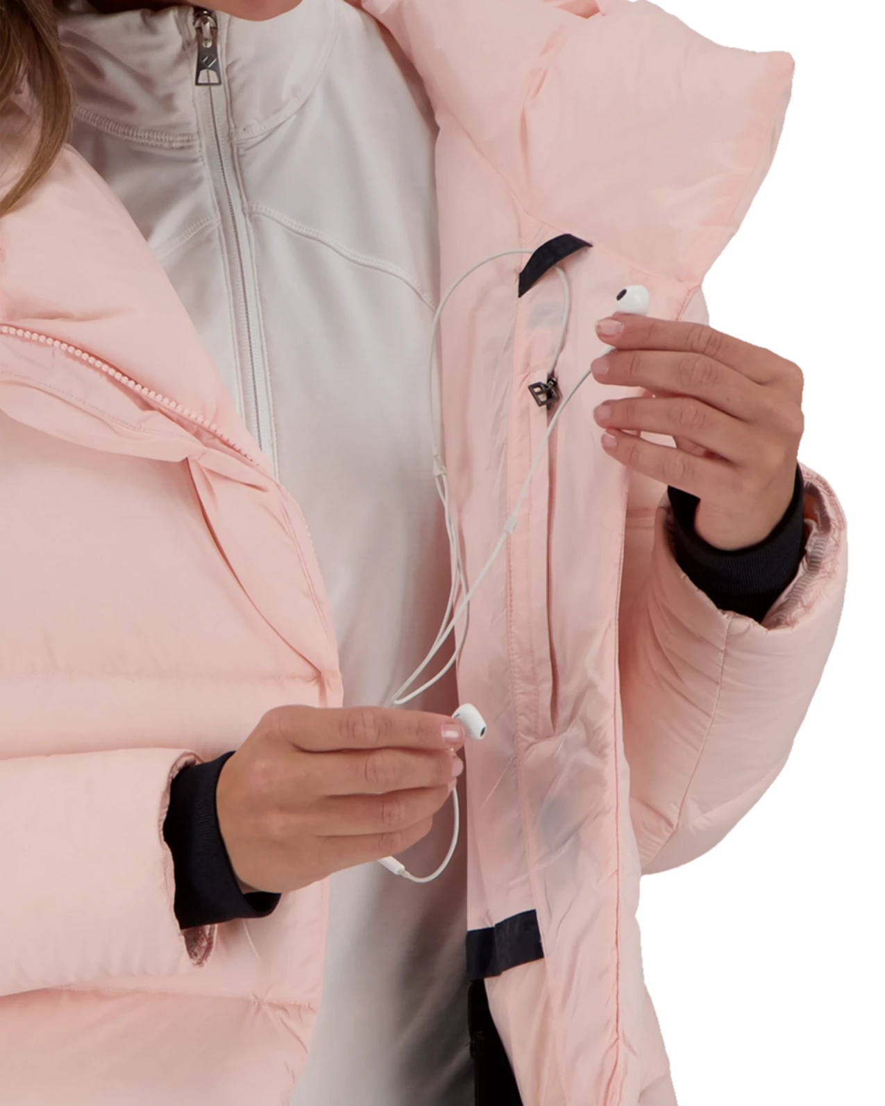 Obermeyer Calypso Down Jacket - Pink Sand 8 Obermeyer Calypso Down Jacket - Pink Sand - Image 6