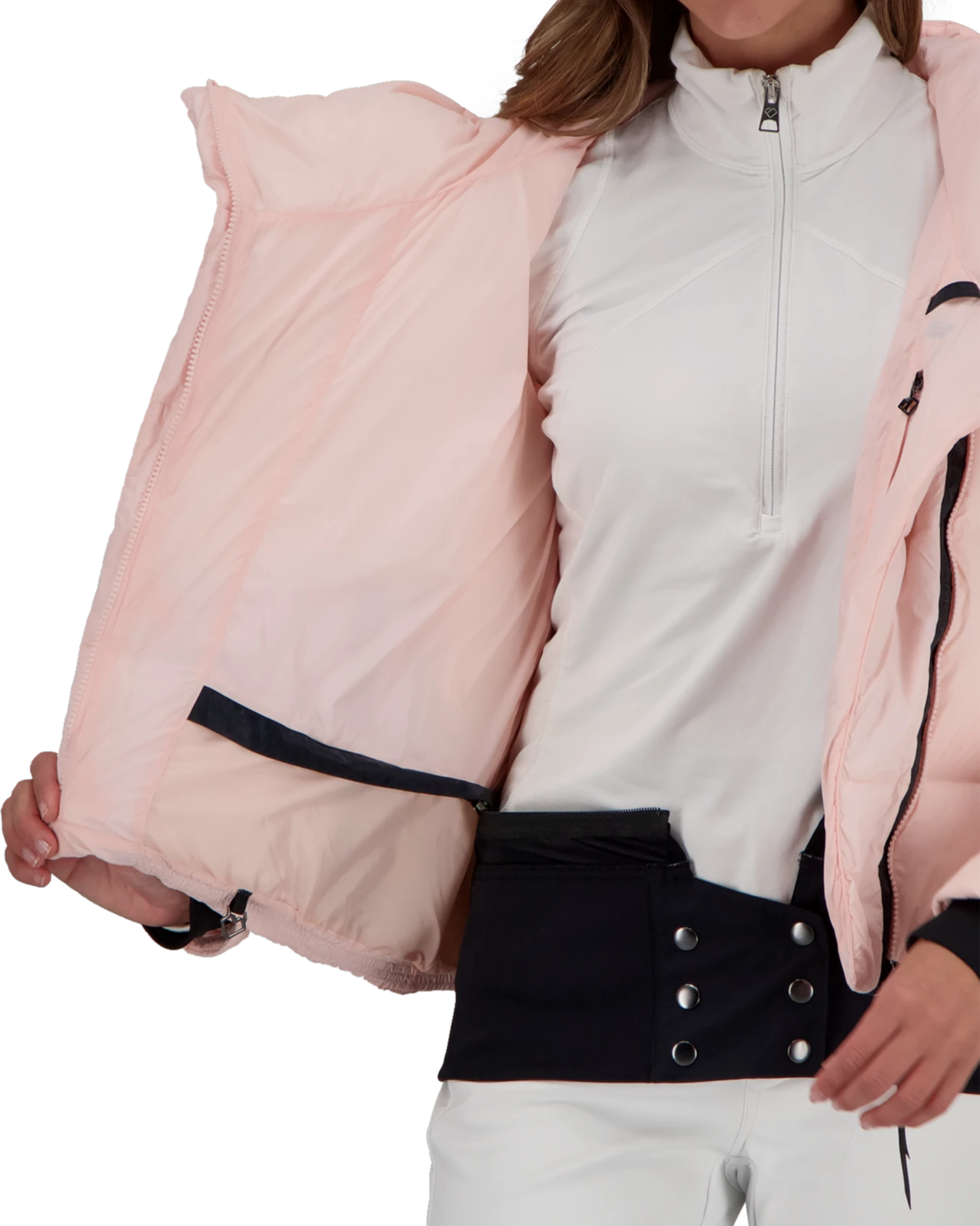 Obermeyer Calypso Down Jacket - Pink Sand 9 Obermeyer Calypso Down Jacket - Pink Sand - Image 7