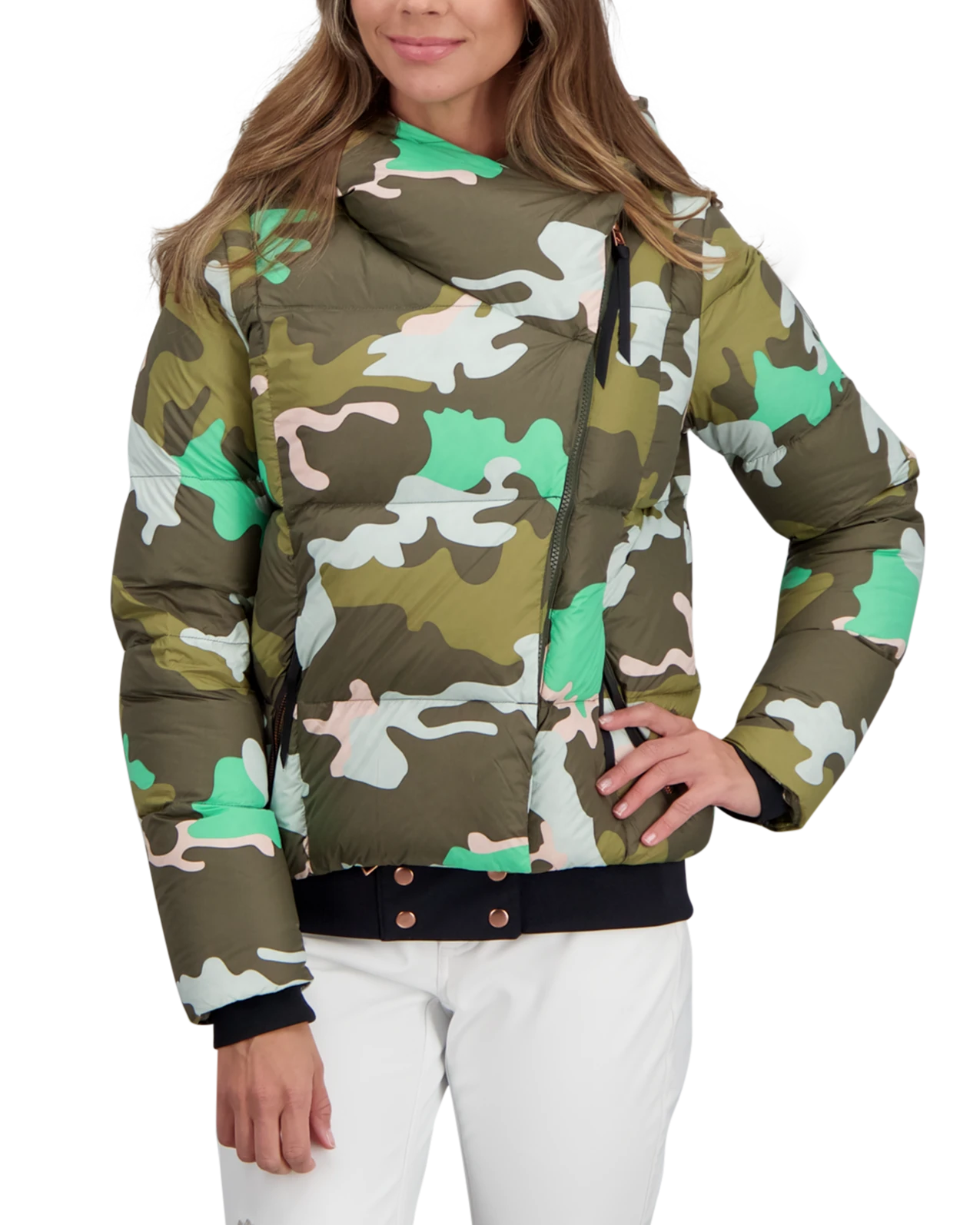 Obermeyer Calypso Down Jacket - Jasmint Camo 3 Obermeyer Calypso Down Jacket - Jasmint Camo