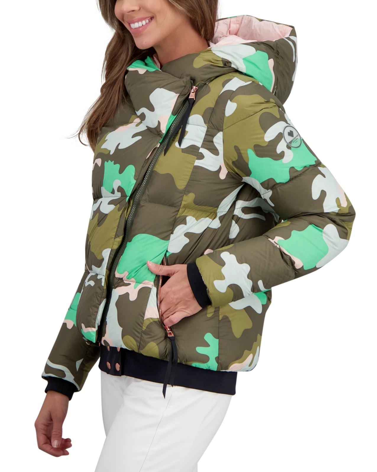 Obermeyer Calypso Down Jacket - Jasmint Camo 5 Obermeyer Calypso Down Jacket - Jasmint Camo - Image 3
