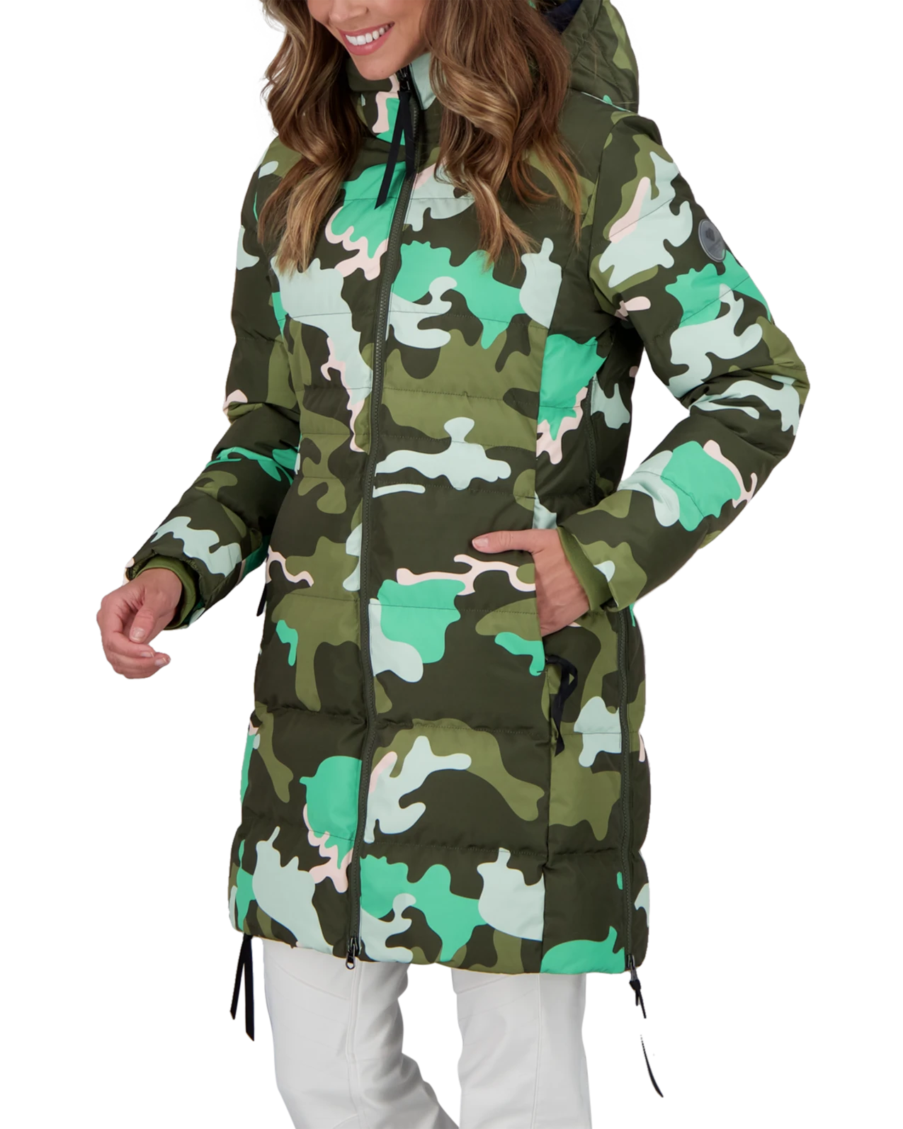 Obermeyer Hemera Down Parka - Jasmint Camo 5 Obermeyer Hemera Down Parka - Jasmint Camo - Image 3