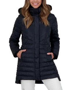 Obermeyer-US store 42 Obermeyer Blossom Down Parka W/Faux - Black Frost
