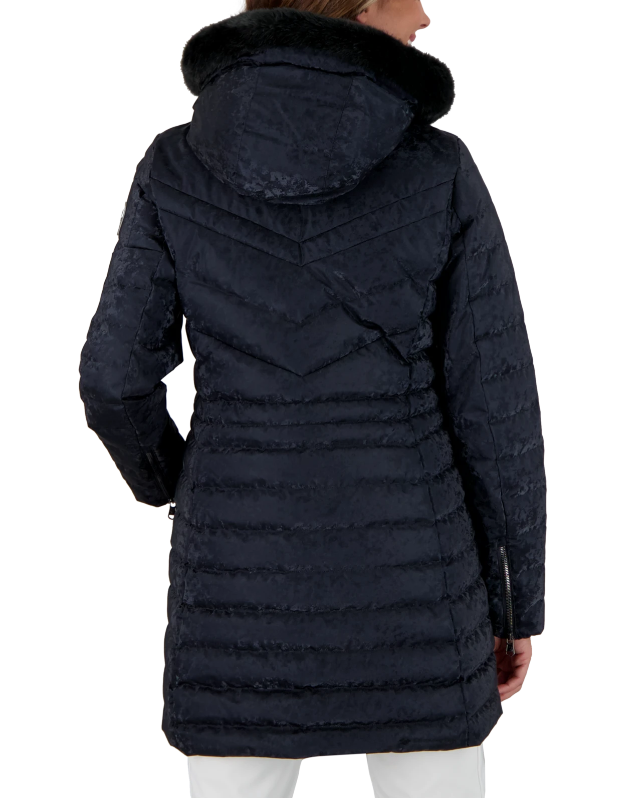 Obermeyer Blossom Down Parka W/Faux - Black Frost 4 Obermeyer Blossom Down Parka W/Faux - Black Frost - Image 2