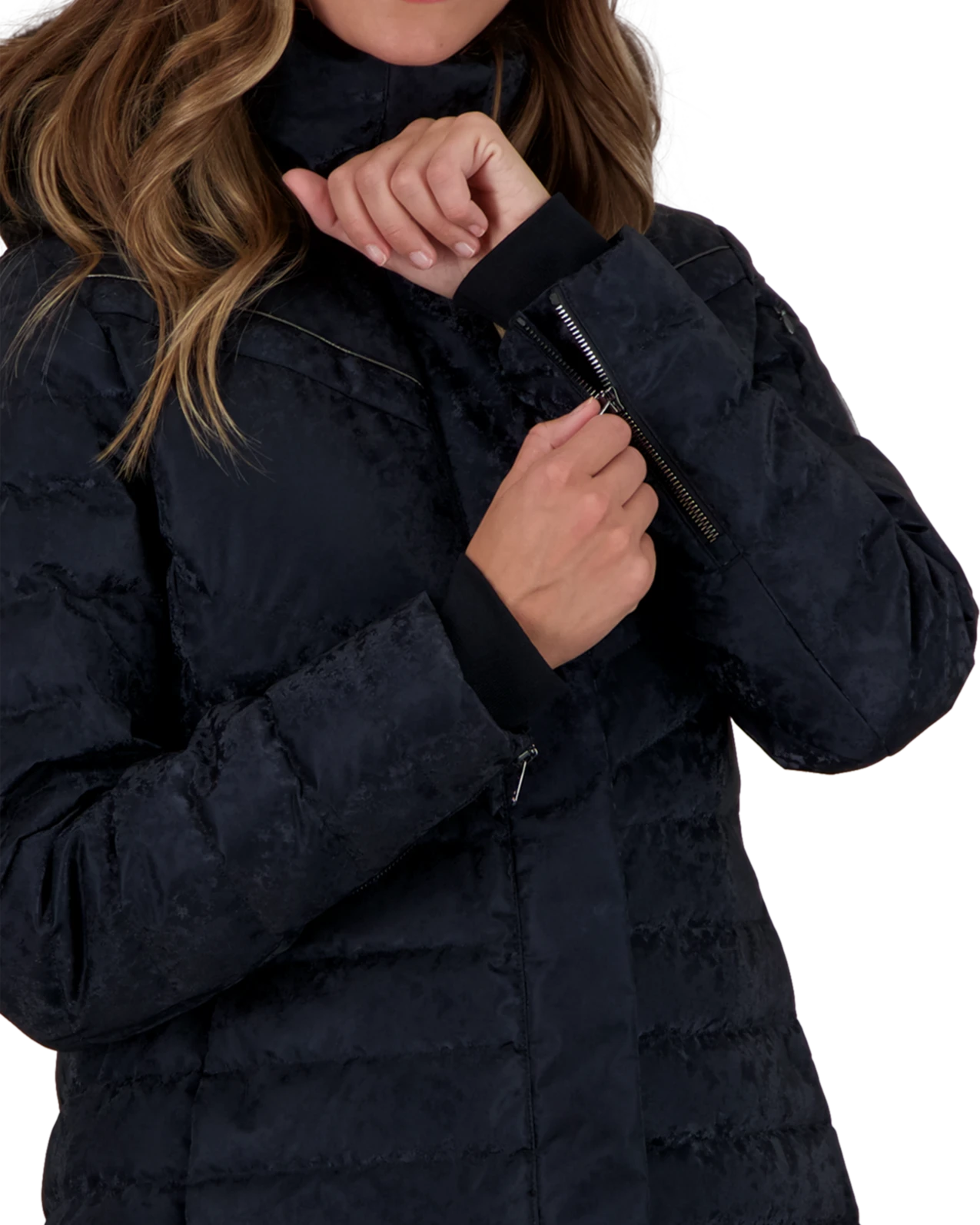 Obermeyer Blossom Down Parka W/Faux - Black Frost 7 Obermeyer Blossom Down Parka W/Faux - Black Frost - Image 5