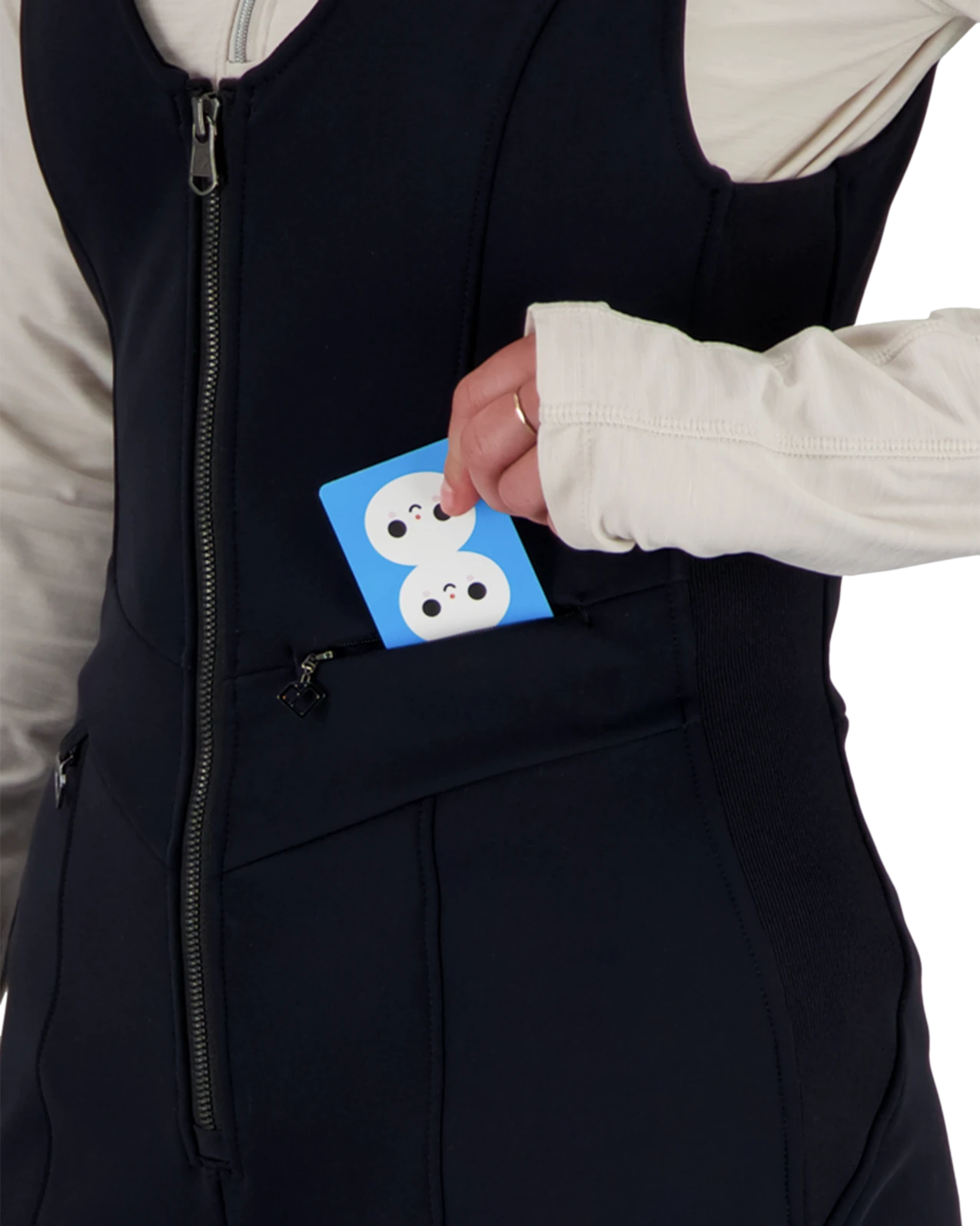 Obermeyer Cybele Softshell Suit - Black 7 Obermeyer Cybele Softshell Suit - Black - Image 5