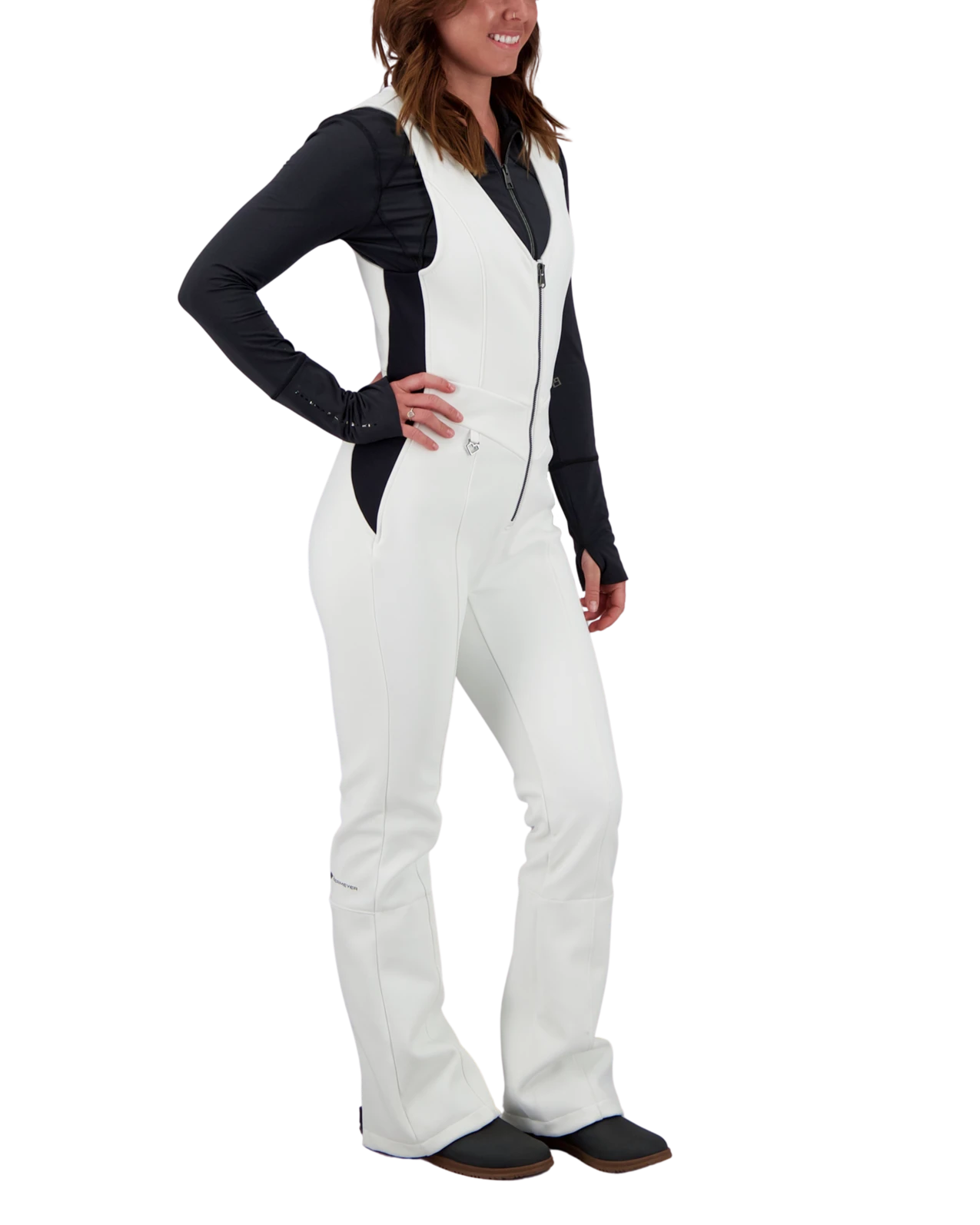 Obermeyer Cybele Softshell Suit - White 5 Obermeyer Cybele Softshell Suit - White - Image 3
