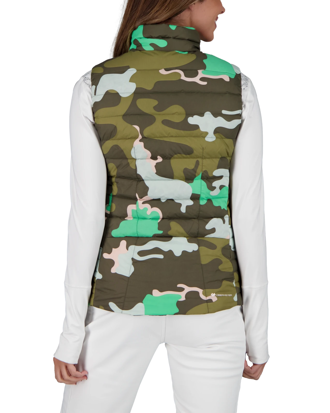 Obermeyer Nieve Down Vest - Jasmint Camo 4 Obermeyer Nieve Down Vest - Jasmint Camo - Image 2