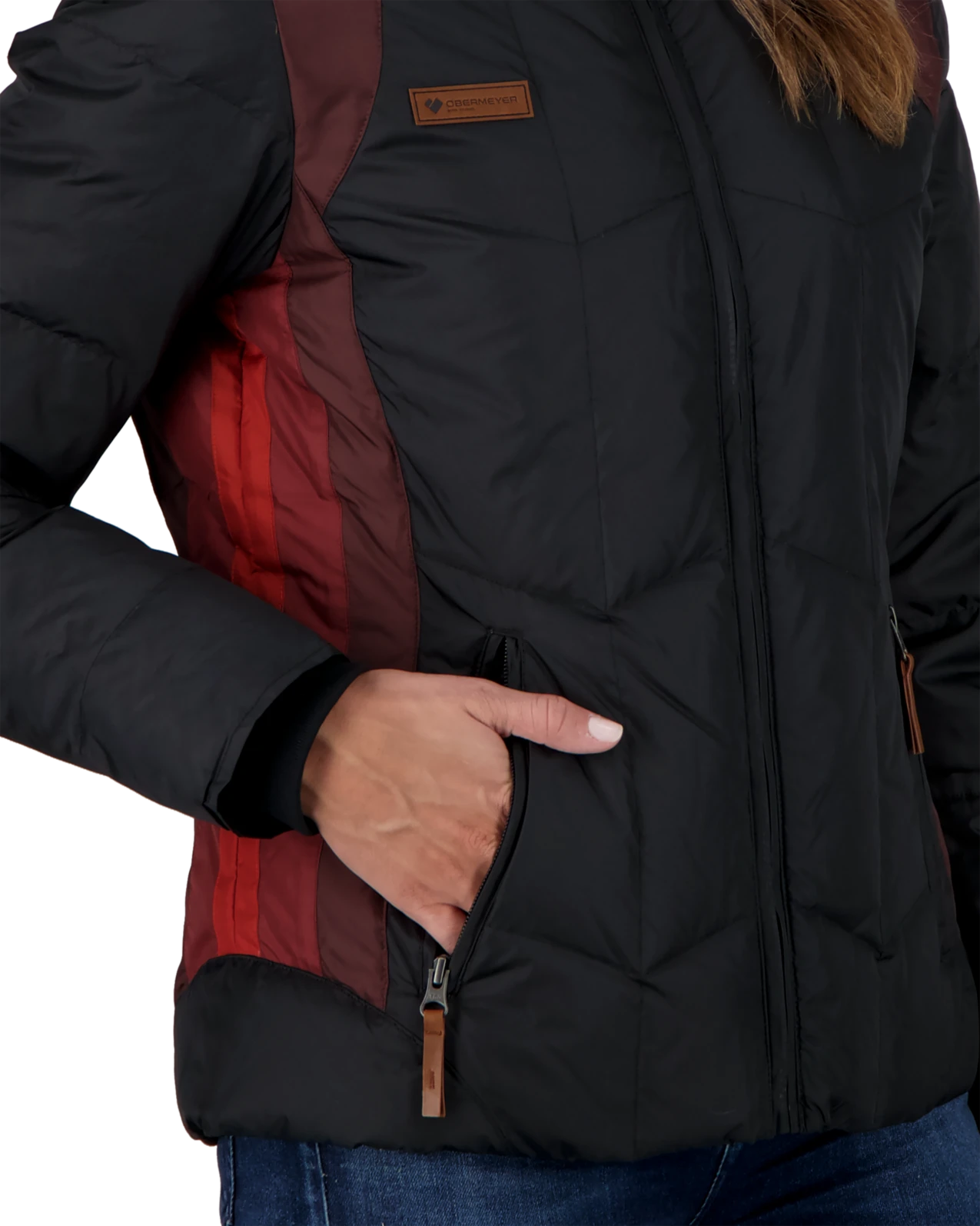 Obermeyer Janis Down Jacket - Black 7 Obermeyer Janis Down Jacket - Black - Image 5