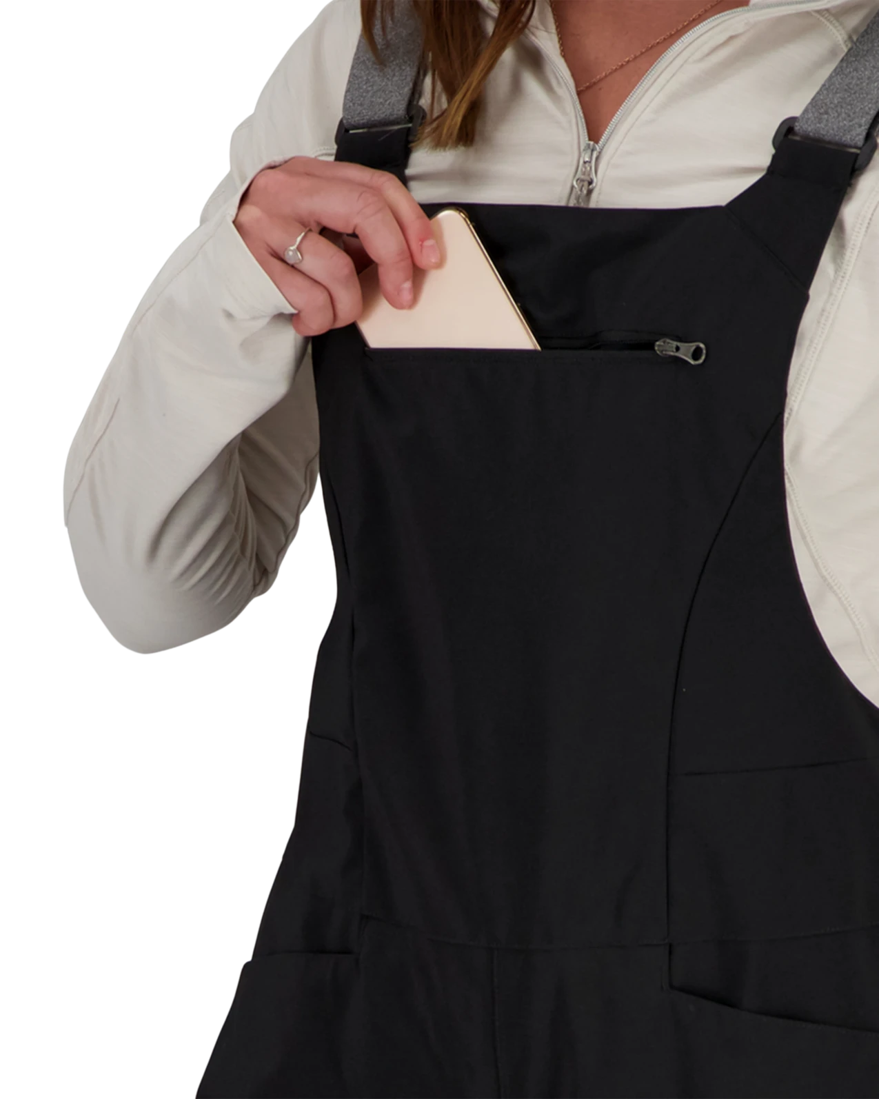Obermeyer Felicity Bib Pant - Black 8 Obermeyer Felicity Bib Pant - Black - Image 6