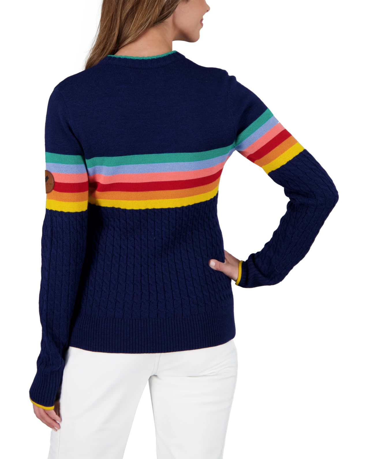 Obermeyer Donna Crewneck Sweater - Navy 4 Obermeyer Donna Crewneck Sweater - Navy - Image 2