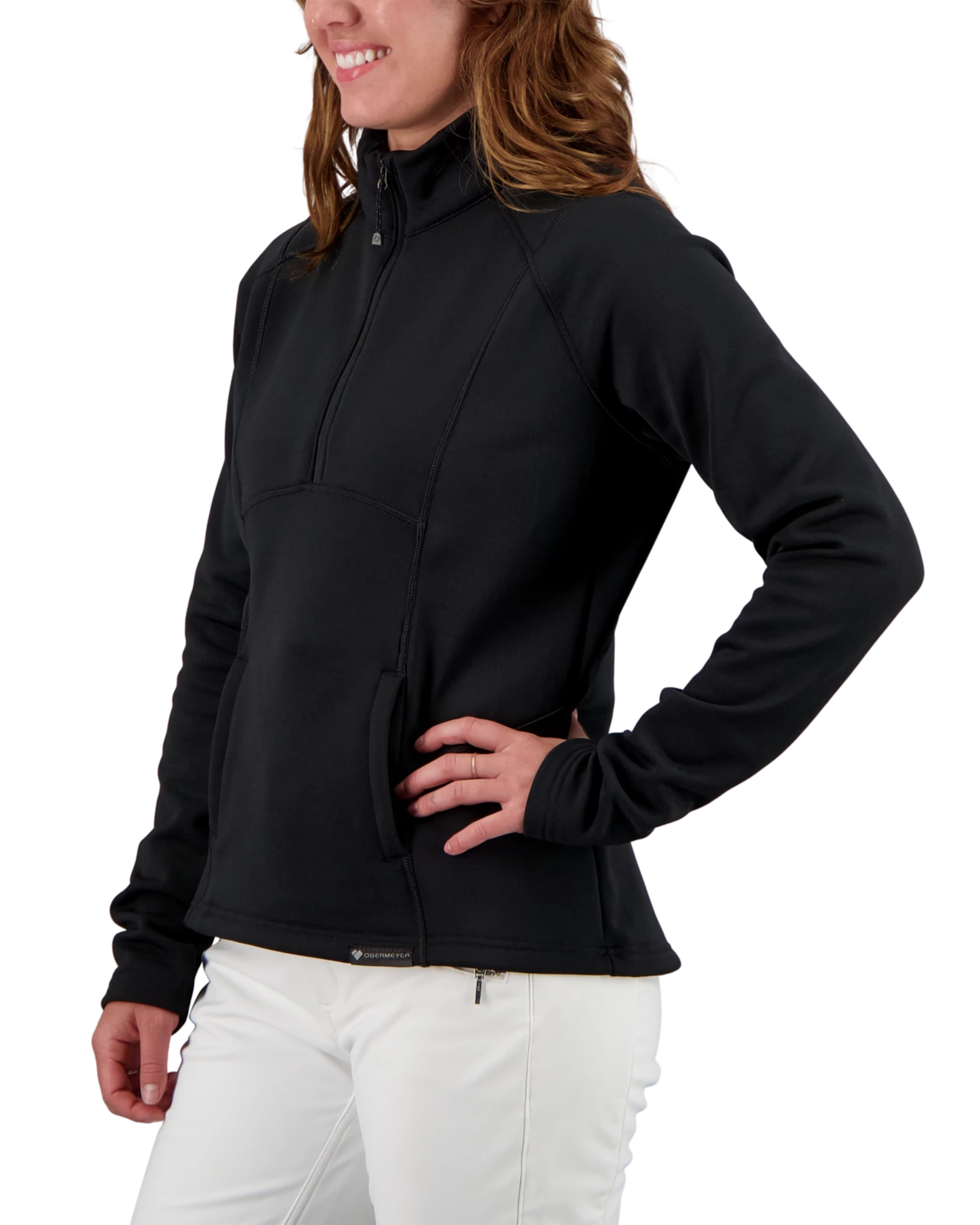 Obermeyer Sonja 1/4 Zip - Black 5 Obermeyer Sonja 1/4 Zip - Black - Image 3