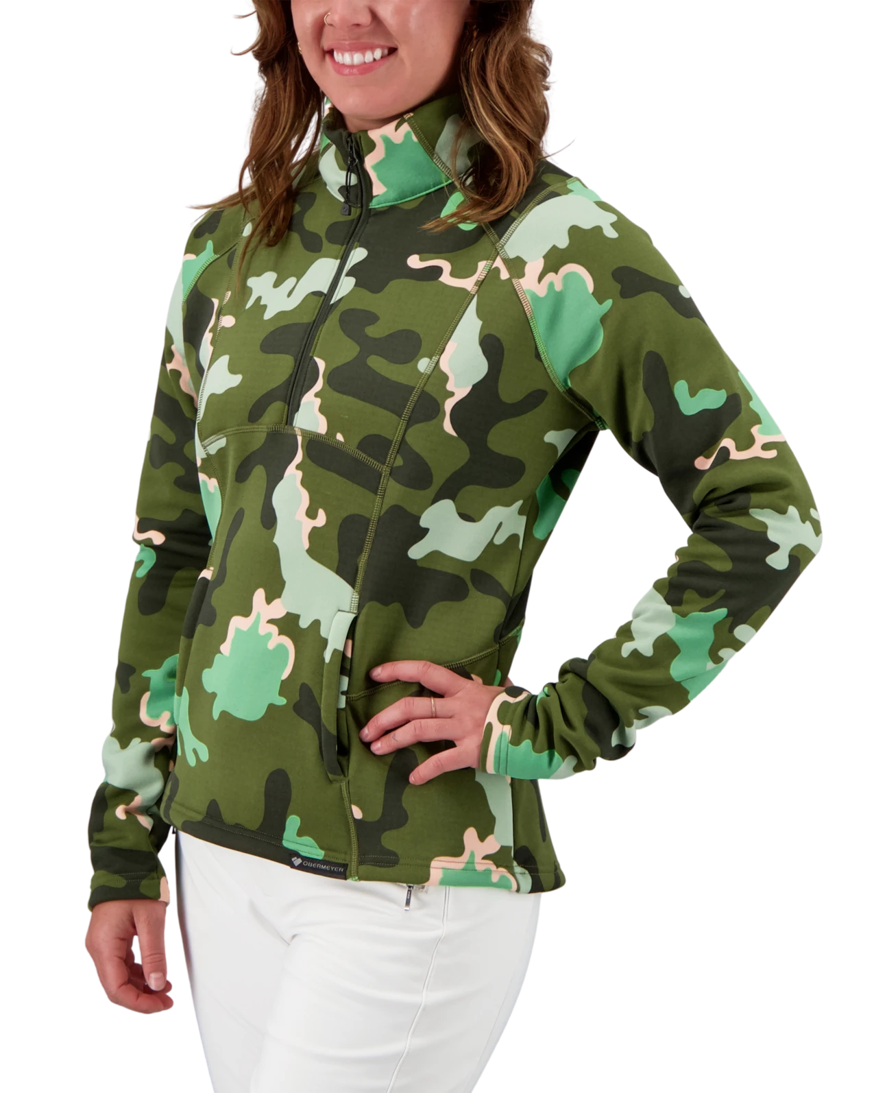 Obermeyer Sonja 1/4 Zip - Saguaro Camo 5 Obermeyer Sonja 1/4 Zip - Saguaro Camo - Image 3