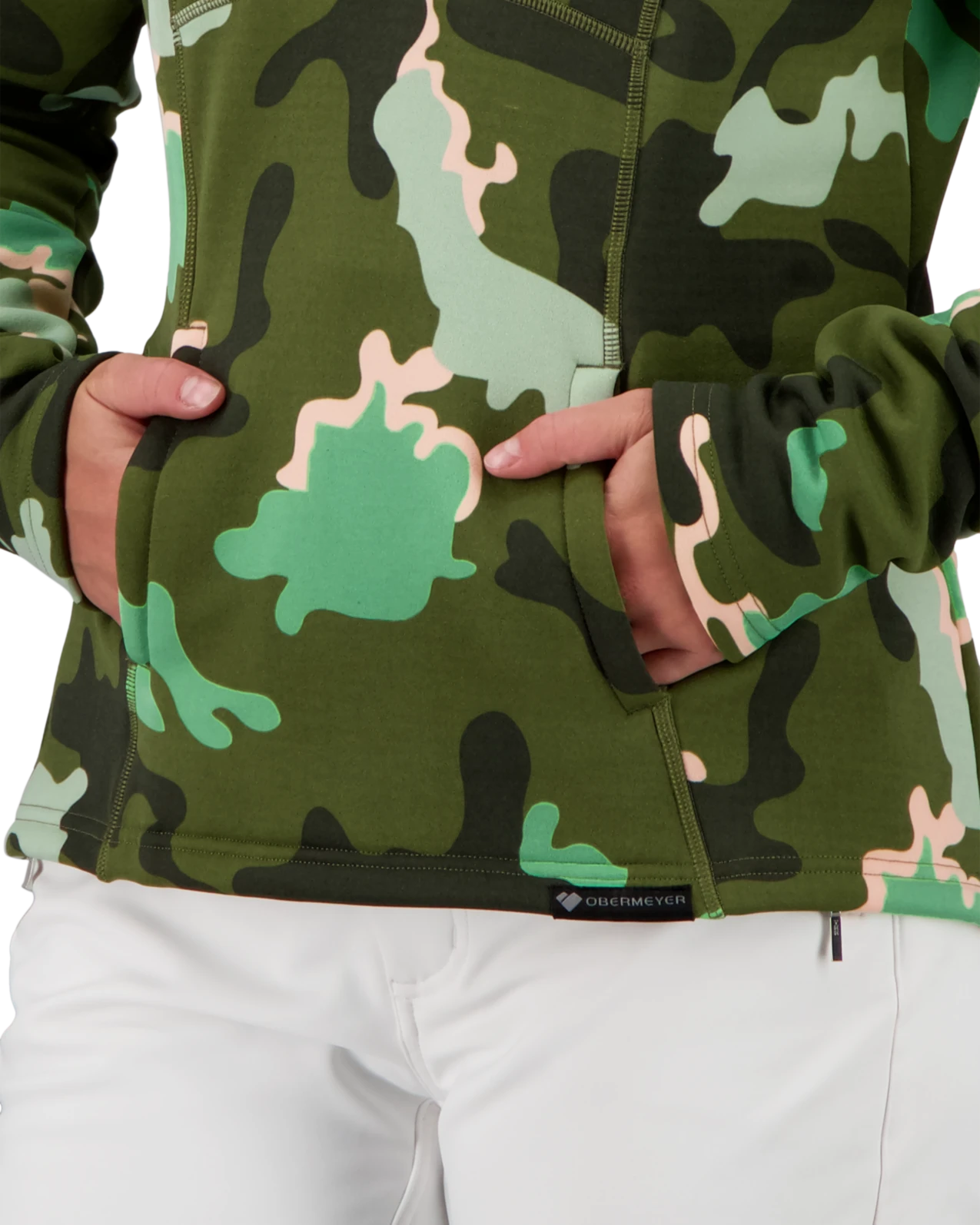 Obermeyer Sonja 1/4 Zip - Saguaro Camo 7 Obermeyer Sonja 1/4 Zip - Saguaro Camo - Image 5