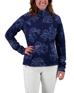 Obermeyer Sonja 1/4 Zip - Denim Blues