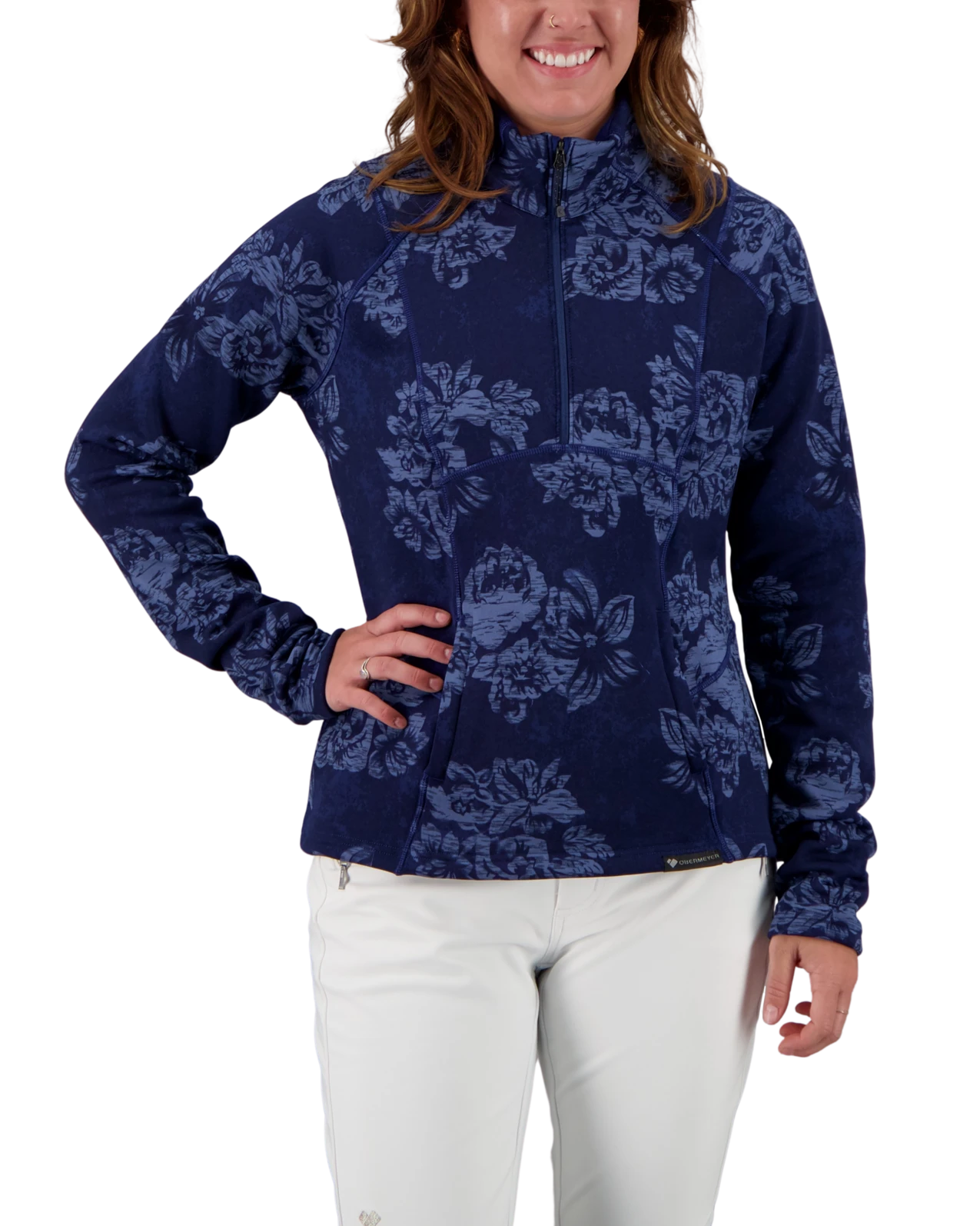 Obermeyer Sonja 1/4 Zip - Denim Blues 3 Obermeyer Sonja 1/4 Zip - Denim Blues