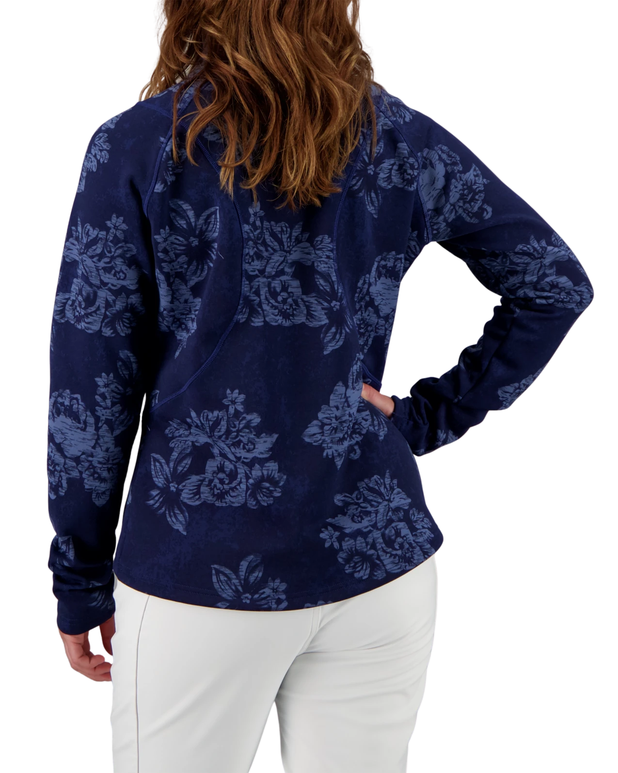 Obermeyer Sonja 1/4 Zip - Denim Blues 4 Obermeyer Sonja 1/4 Zip - Denim Blues - Image 2