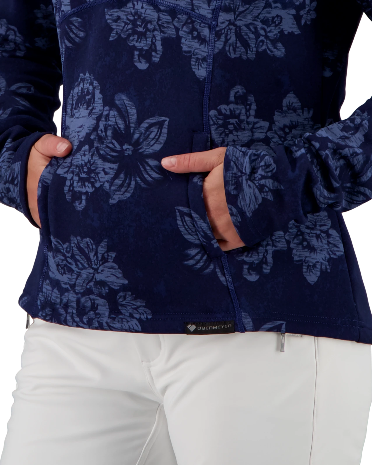 Obermeyer Sonja 1/4 Zip - Denim Blues 7 Obermeyer Sonja 1/4 Zip - Denim Blues - Image 5