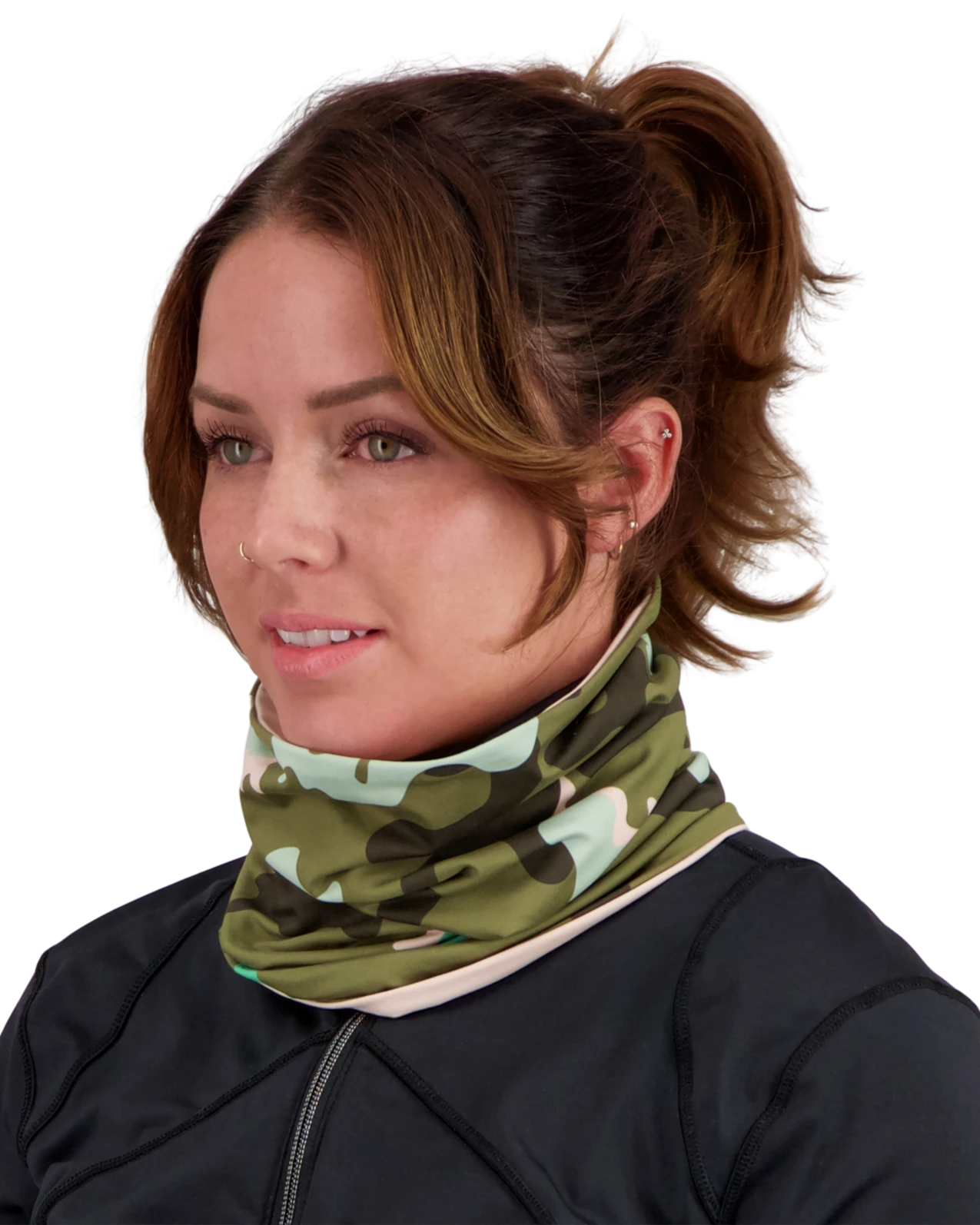 Obermeyer First-On Reversible Neck Warmer - Saguaro Camo 3 Obermeyer First-On Reversible Neck Warmer - Saguaro Camo