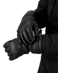 Obermeyer Solstice Leather Glove - Black