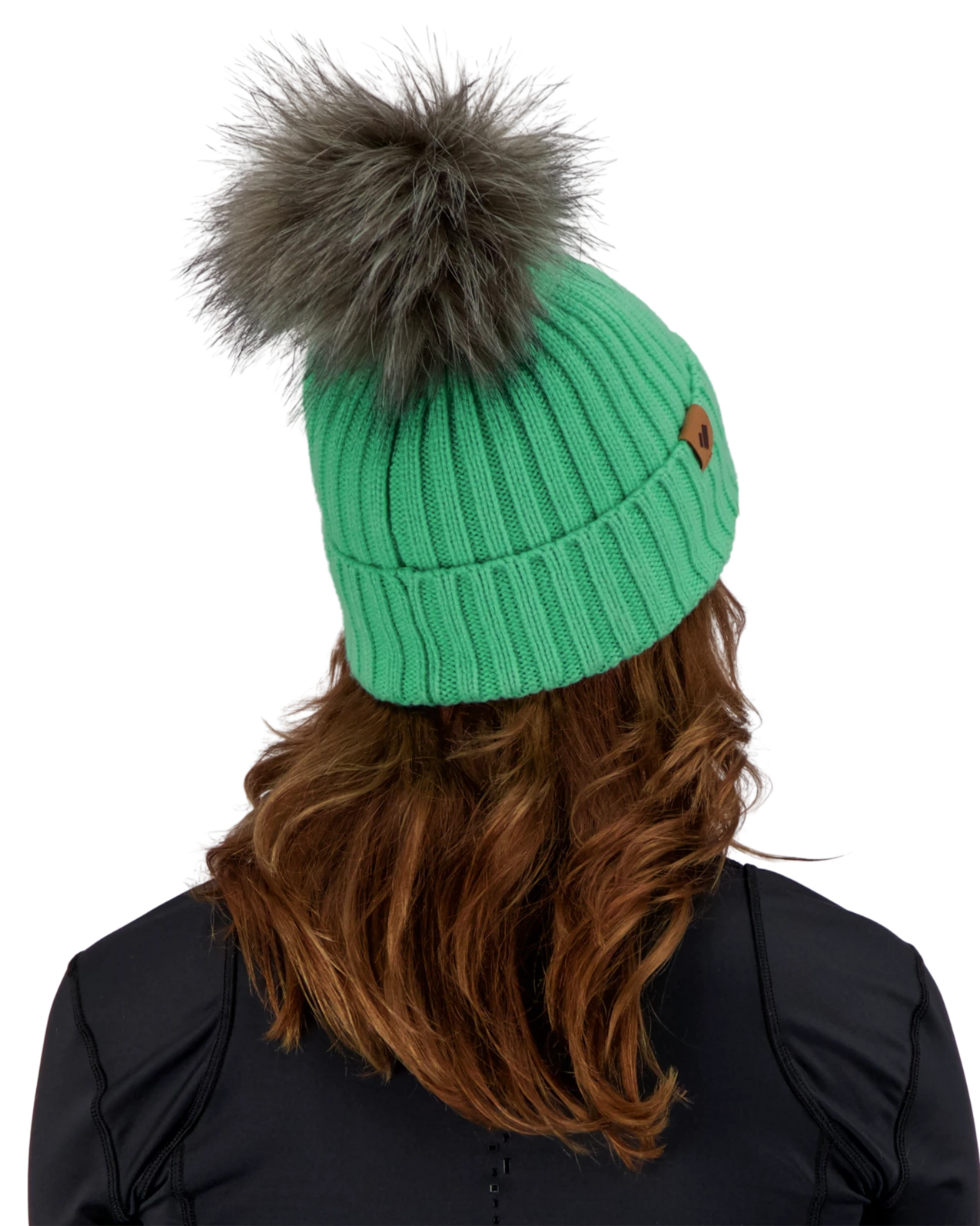 Obermeyer Denver Faux Fur Pom Beanie - Jasmint 5 Obermeyer Denver Faux Fur Pom Beanie - Jasmint - Image 3