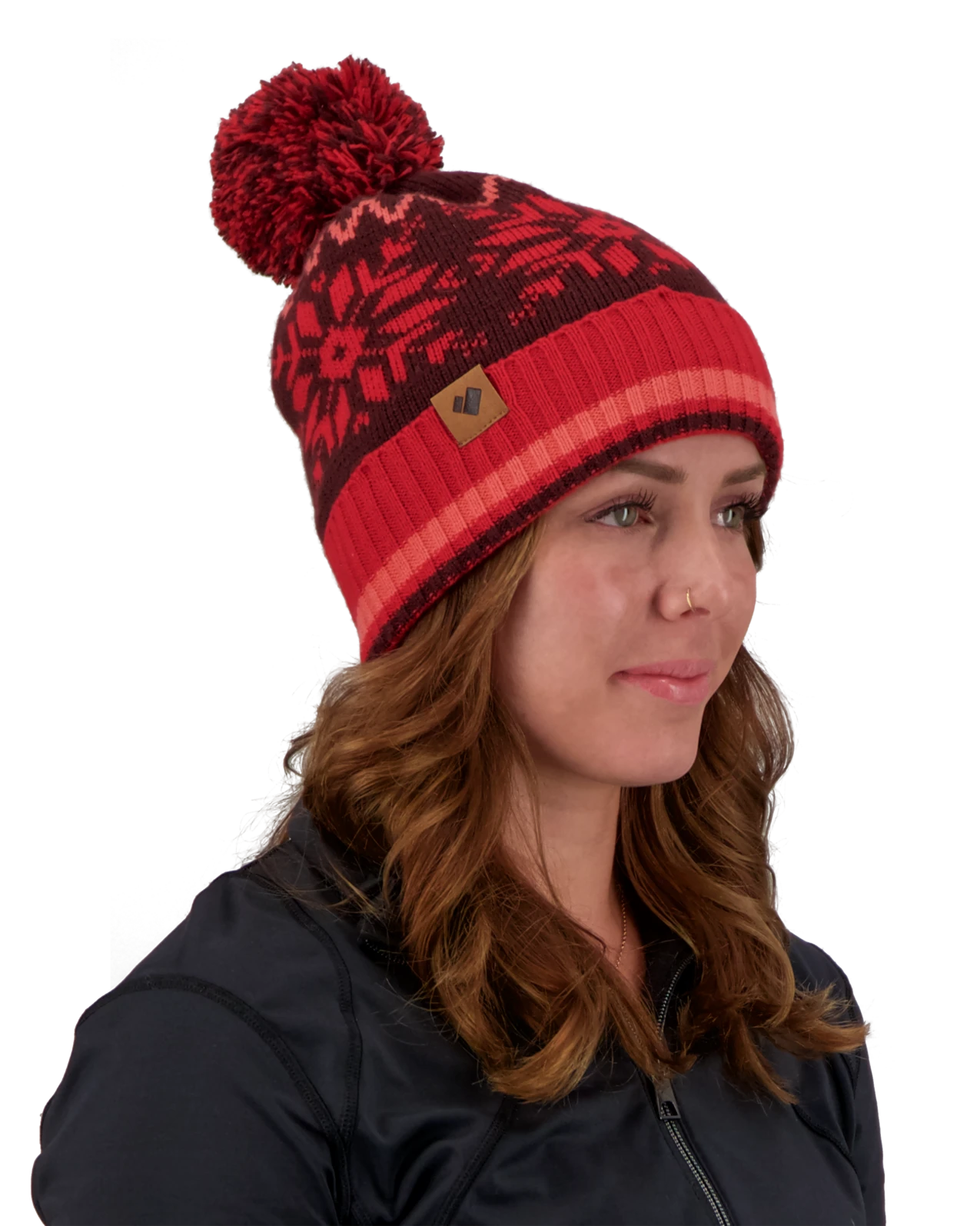 Obermeyer Astoria Pom Beanie - Beret 4 Obermeyer Astoria Pom Beanie - Beret - Image 2