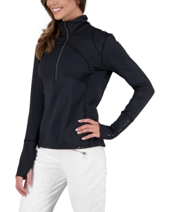 Obermeyer Anya 1/2 Zip - Black -Obermeyer-US store WebZoom 1902216009 S04 MODSDE
