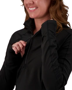 Obermeyer Discover 1/4 Zip Baselayer Top - Black 9 Obermeyer Discover 1/4 Zip Baselayer Top - Black -Obermeyer-US store WebZoom 1903316009 S05 MODDET1