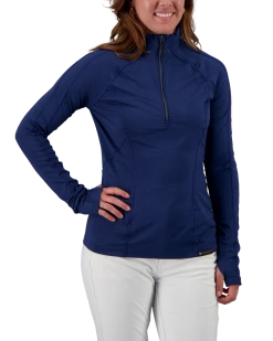 Obermeyer Discover 1/4 Zip Baselayer Top - Navy