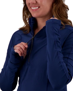 Obermeyer Discover 1/4 Zip Baselayer Top - Navy -Obermeyer-US store WebZoom 1903320167 S05 MODDET1