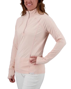 Obermeyer Discover 1/4 Zip Baselayer Top - Pink Sand -Obermeyer-US store WebZoom 1903321050 S04 MODSDE