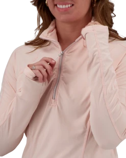 Obermeyer Discover 1/4 Zip Baselayer Top - Pink Sand -Obermeyer-US store WebZoom 1903321050 S05 MODDET1