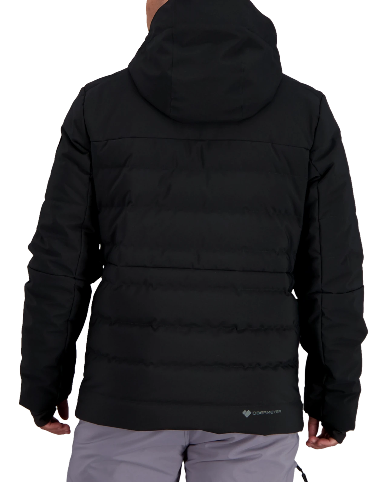 Obermeyer Caldera Down Hybrid Jacket - Black 4 Obermeyer Caldera Down Hybrid Jacket - Black - Image 2